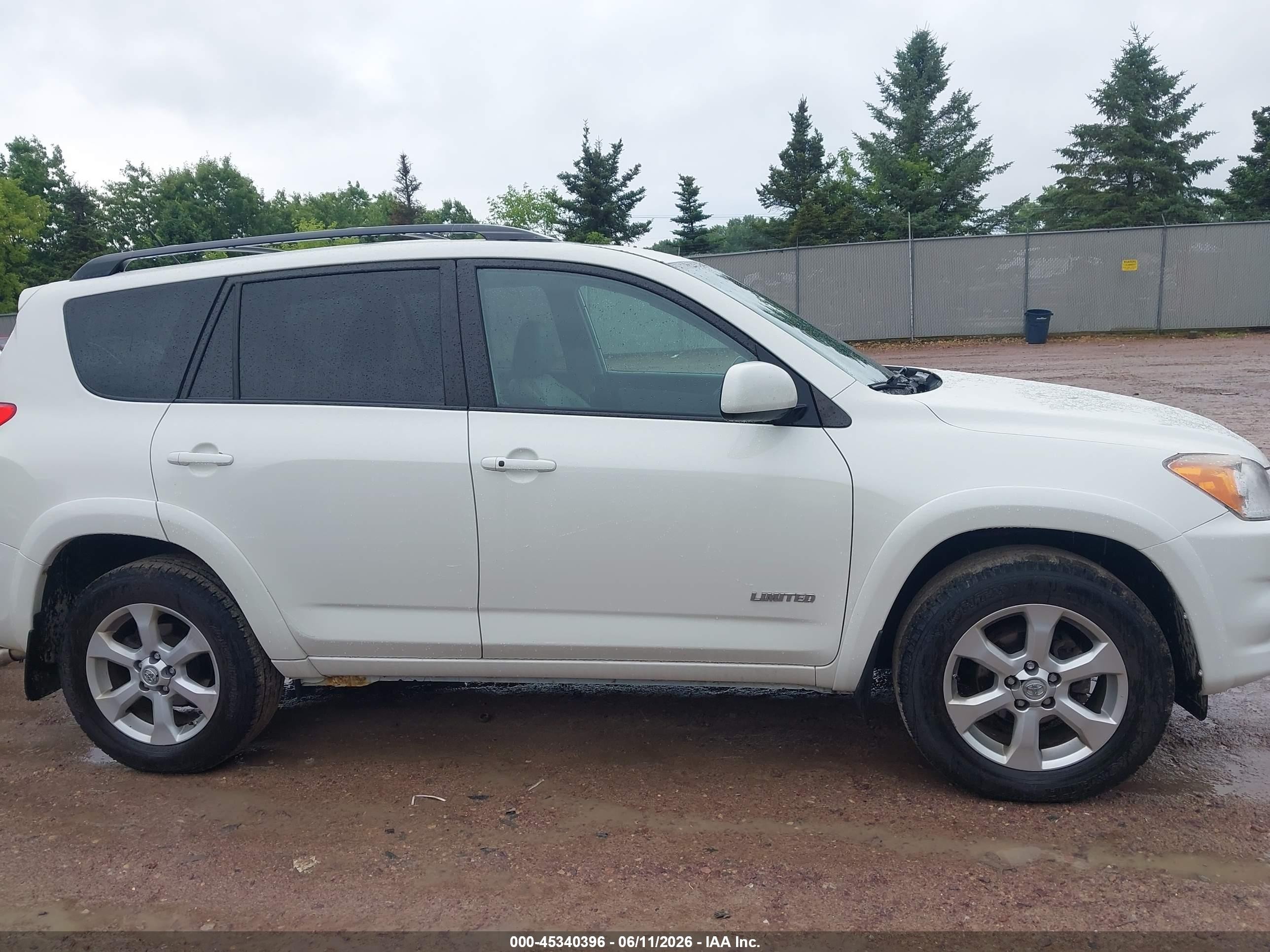 2012 Toyota Rav4 Limited White vin: 2T3DF4DV4CW204376