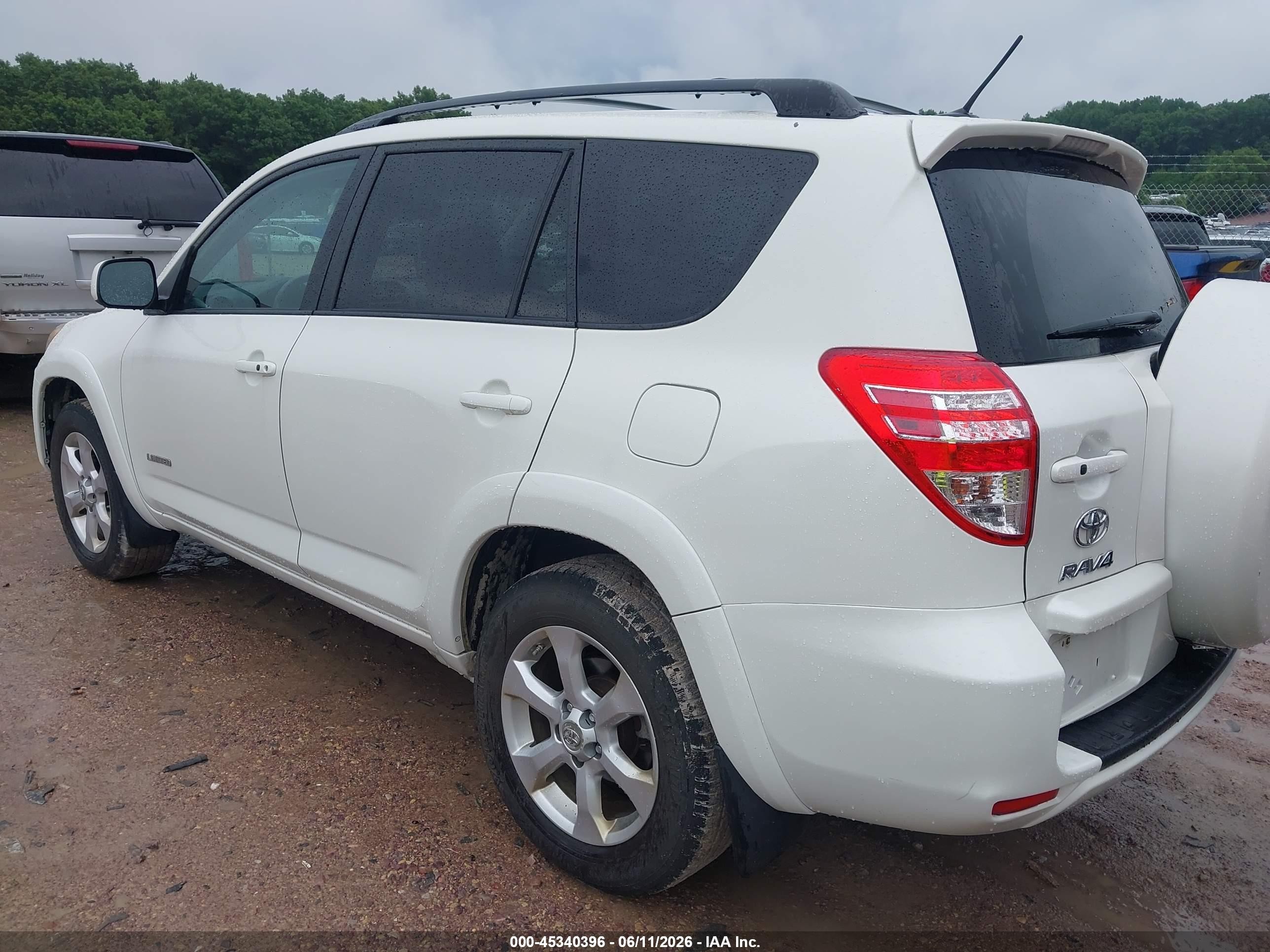 2012 Toyota Rav4 Limited White vin: 2T3DF4DV4CW204376
