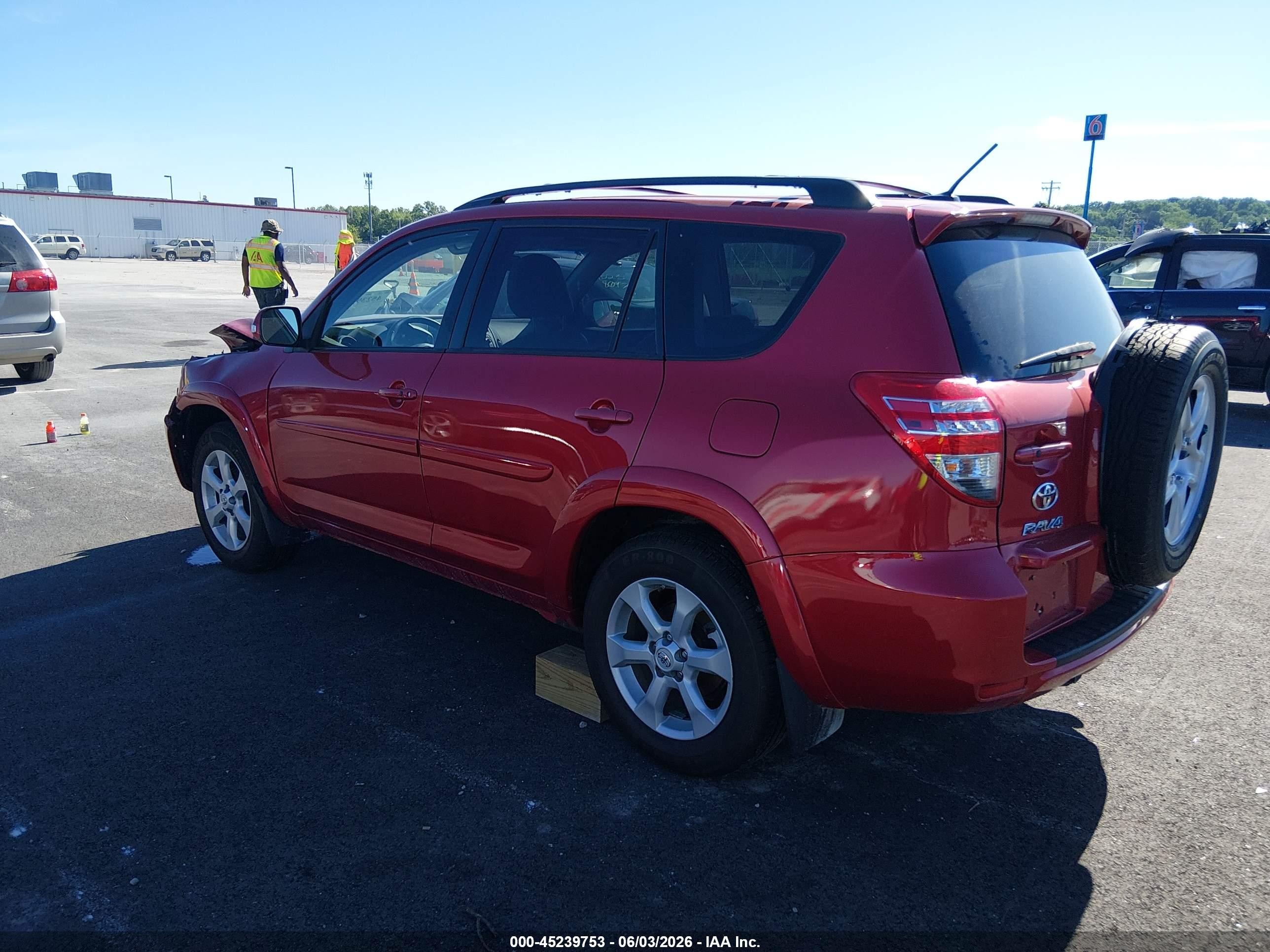 2012 Toyota Rav4 Limited Red vin: 2T3DF4DV5CW201258