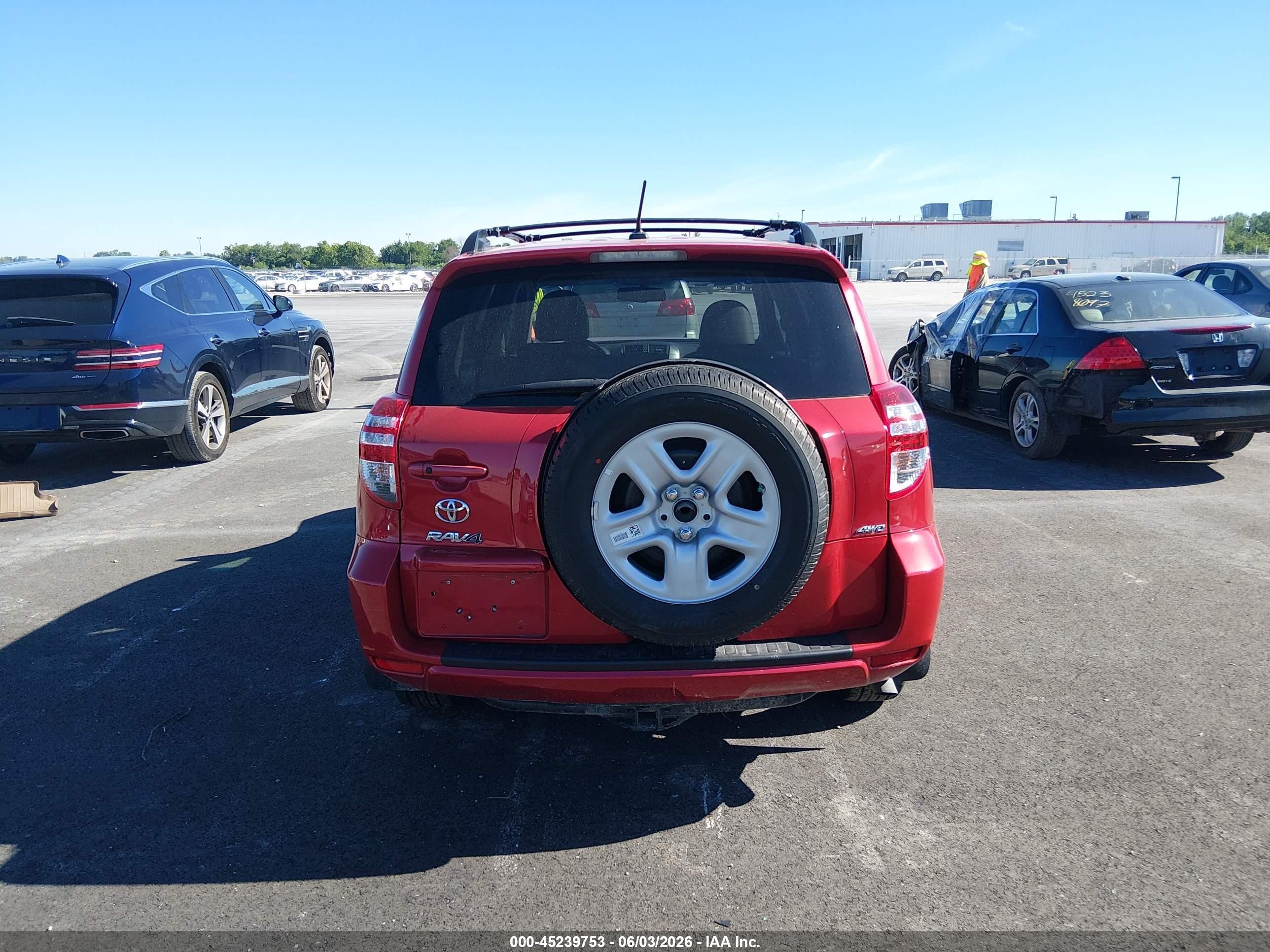 2012 Toyota Rav4 Limited Red vin: 2T3DF4DV5CW201258