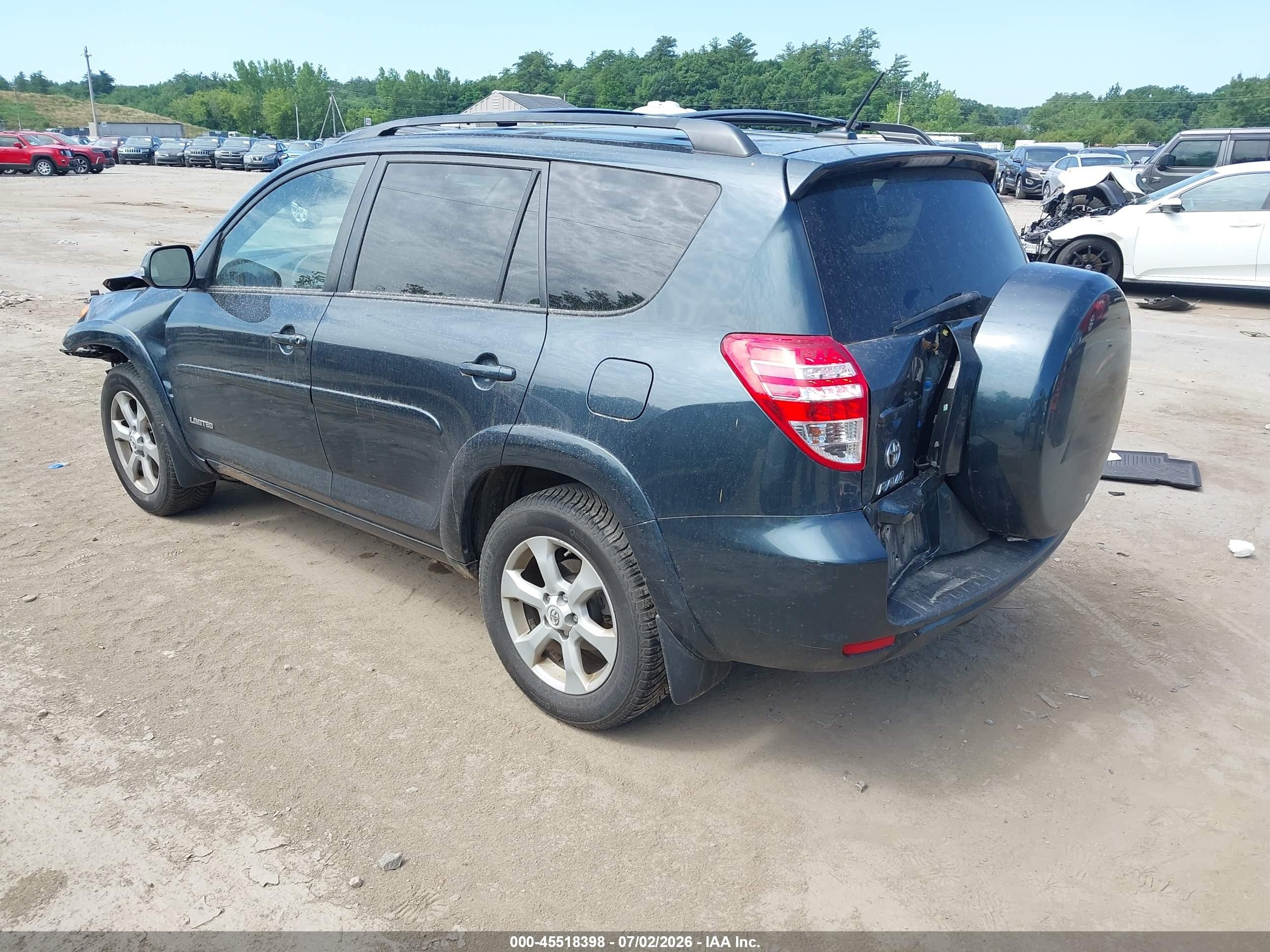 2012 Toyota Rav4 Limited Black vin: 2T3DF4DV5CW248032