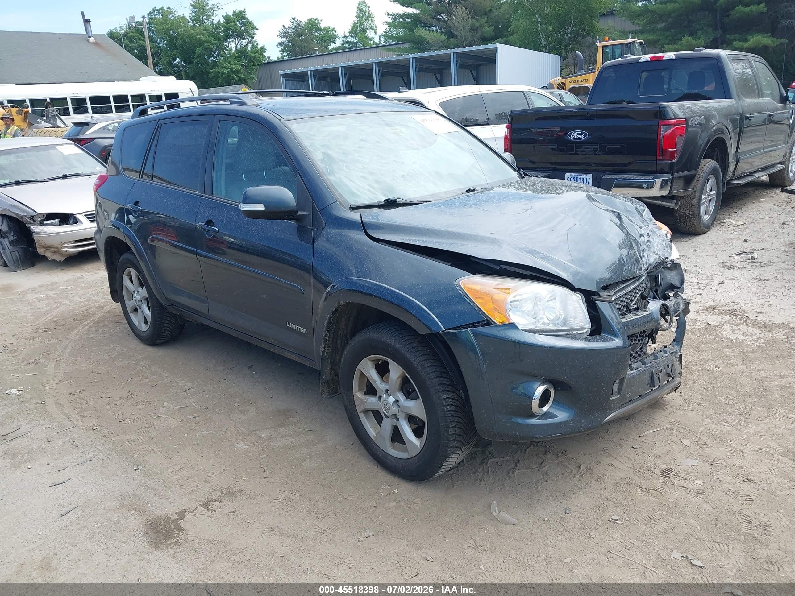 2012 Toyota Rav4 Limited Black vin: 2T3DF4DV5CW248032