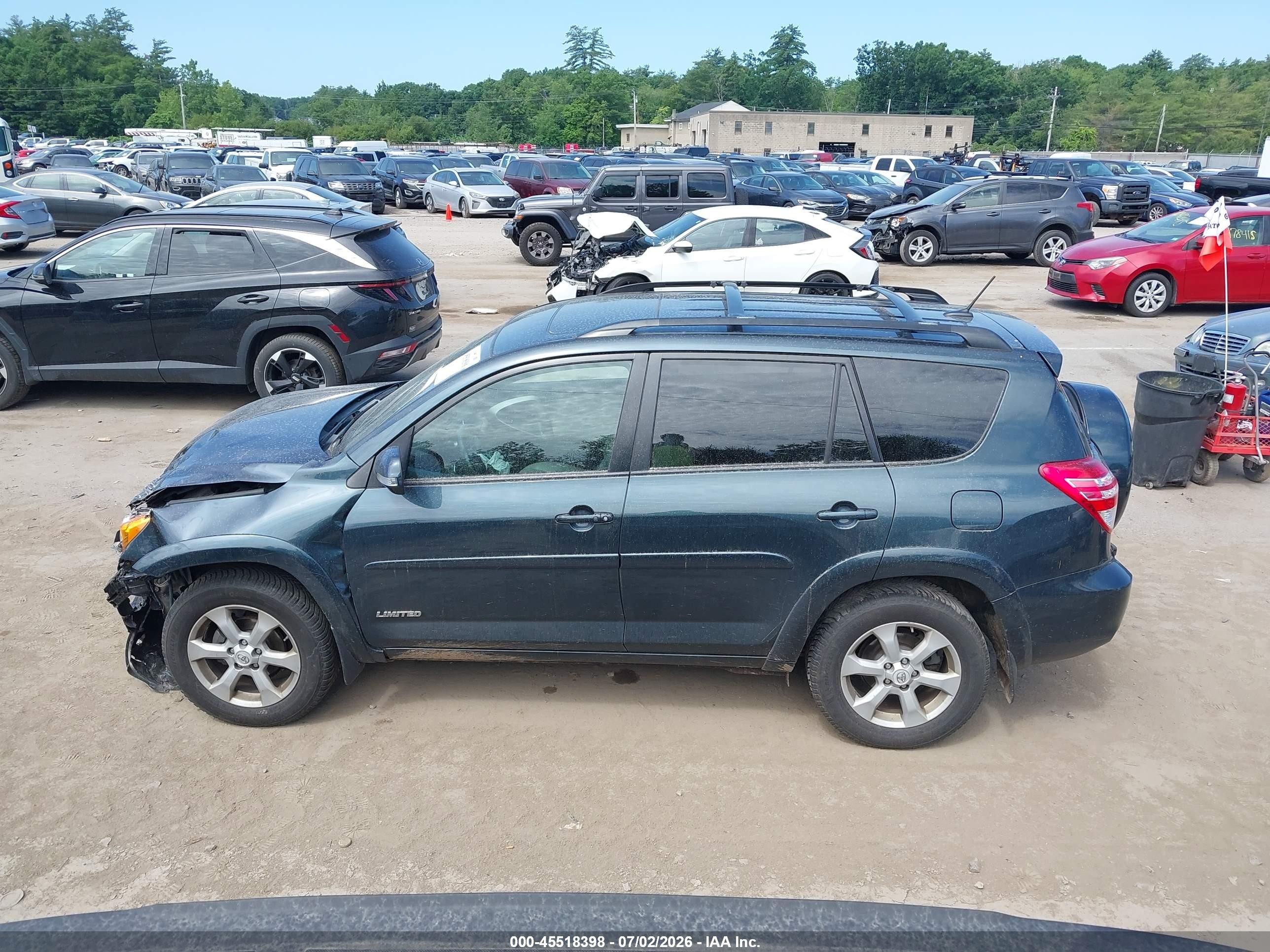 2012 Toyota Rav4 Limited Black vin: 2T3DF4DV5CW248032