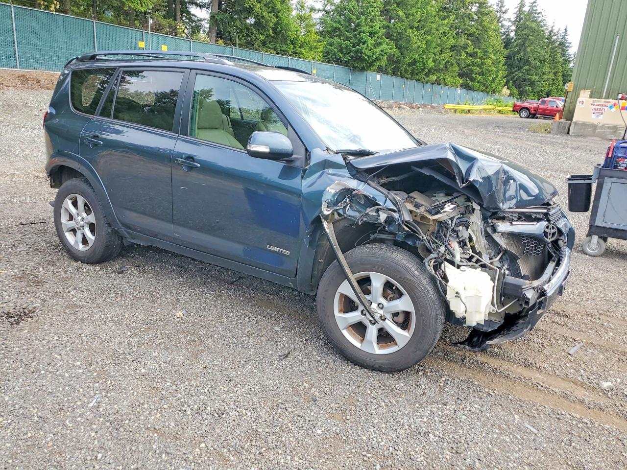 2012 Toyota Rav4 Limited Teal vin: 2T3DF4DV5CW250217