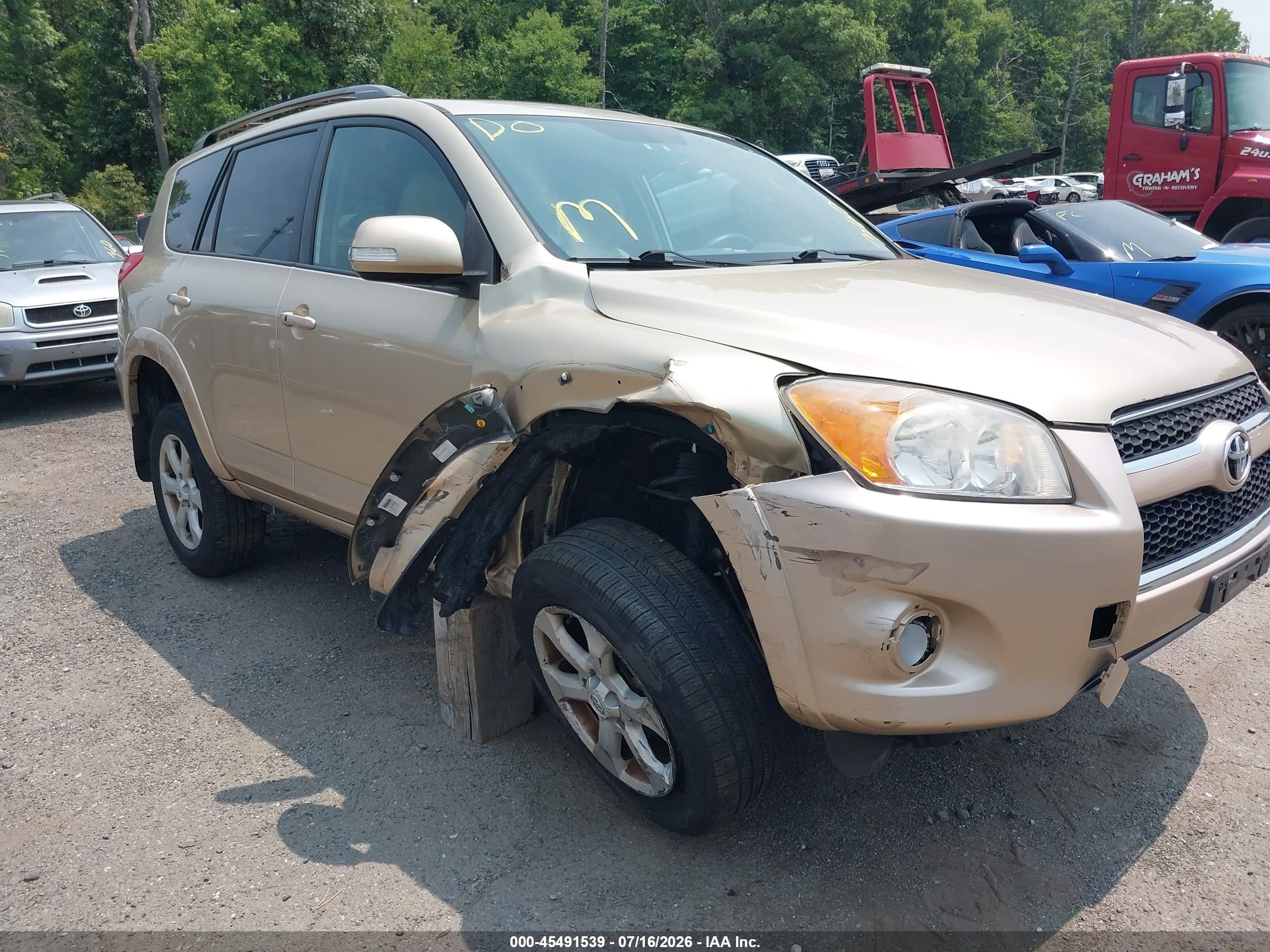 2011 Toyota Rav4 Limited Tan vin: 2T3DF4DV6BW098026