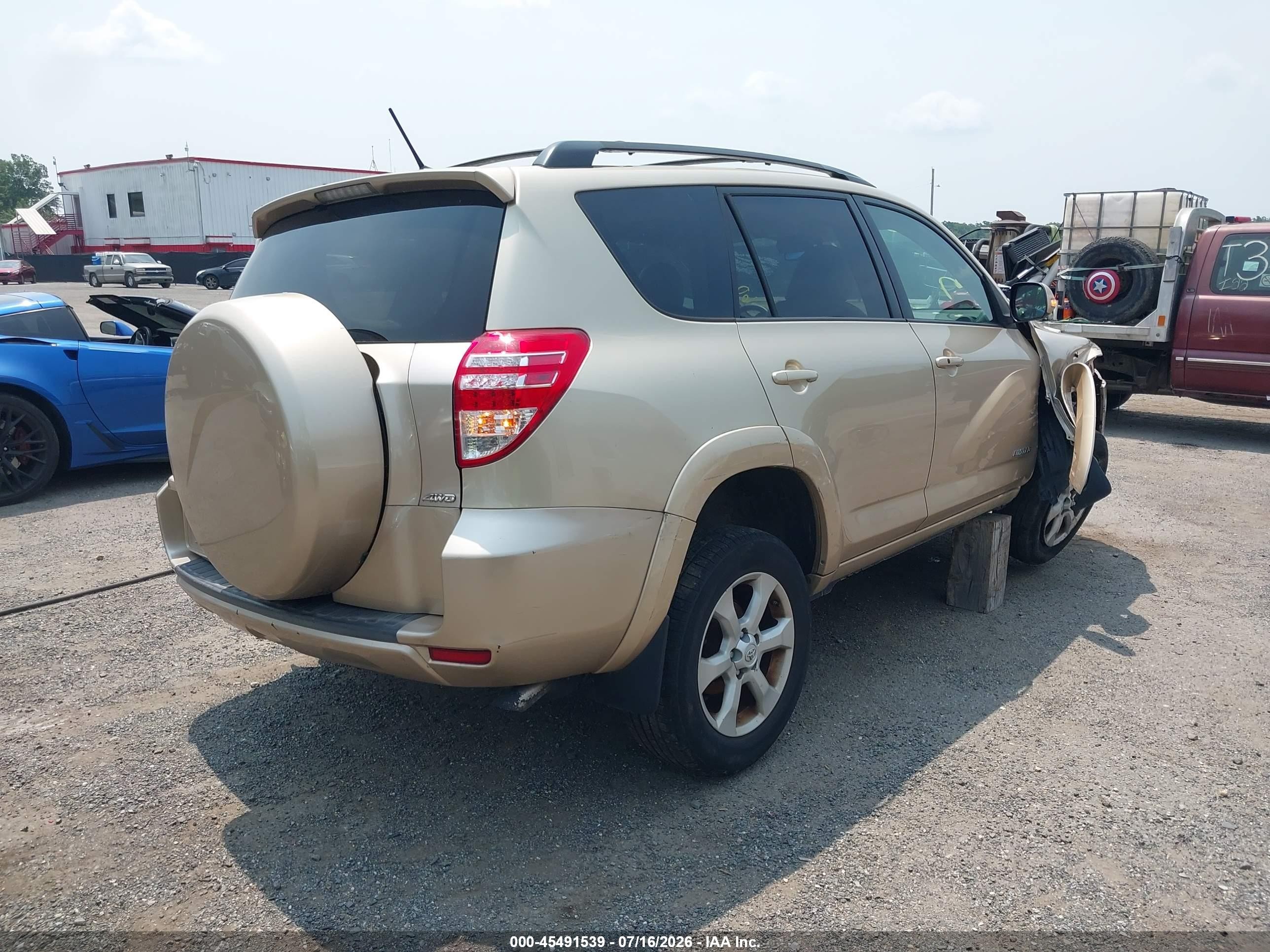 2011 Toyota Rav4 Limited Tan vin: 2T3DF4DV6BW098026