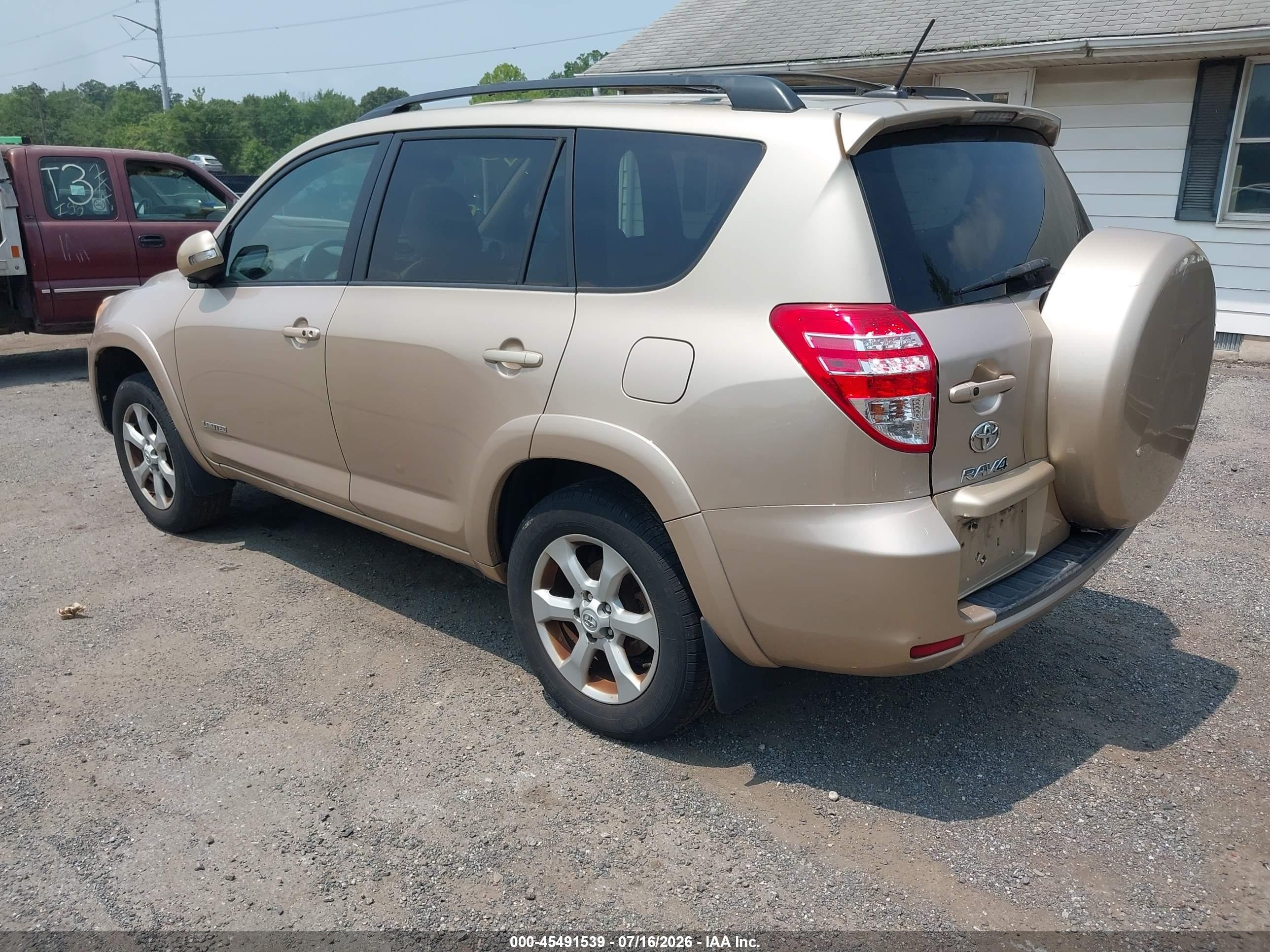2011 Toyota Rav4 Limited Tan vin: 2T3DF4DV6BW098026