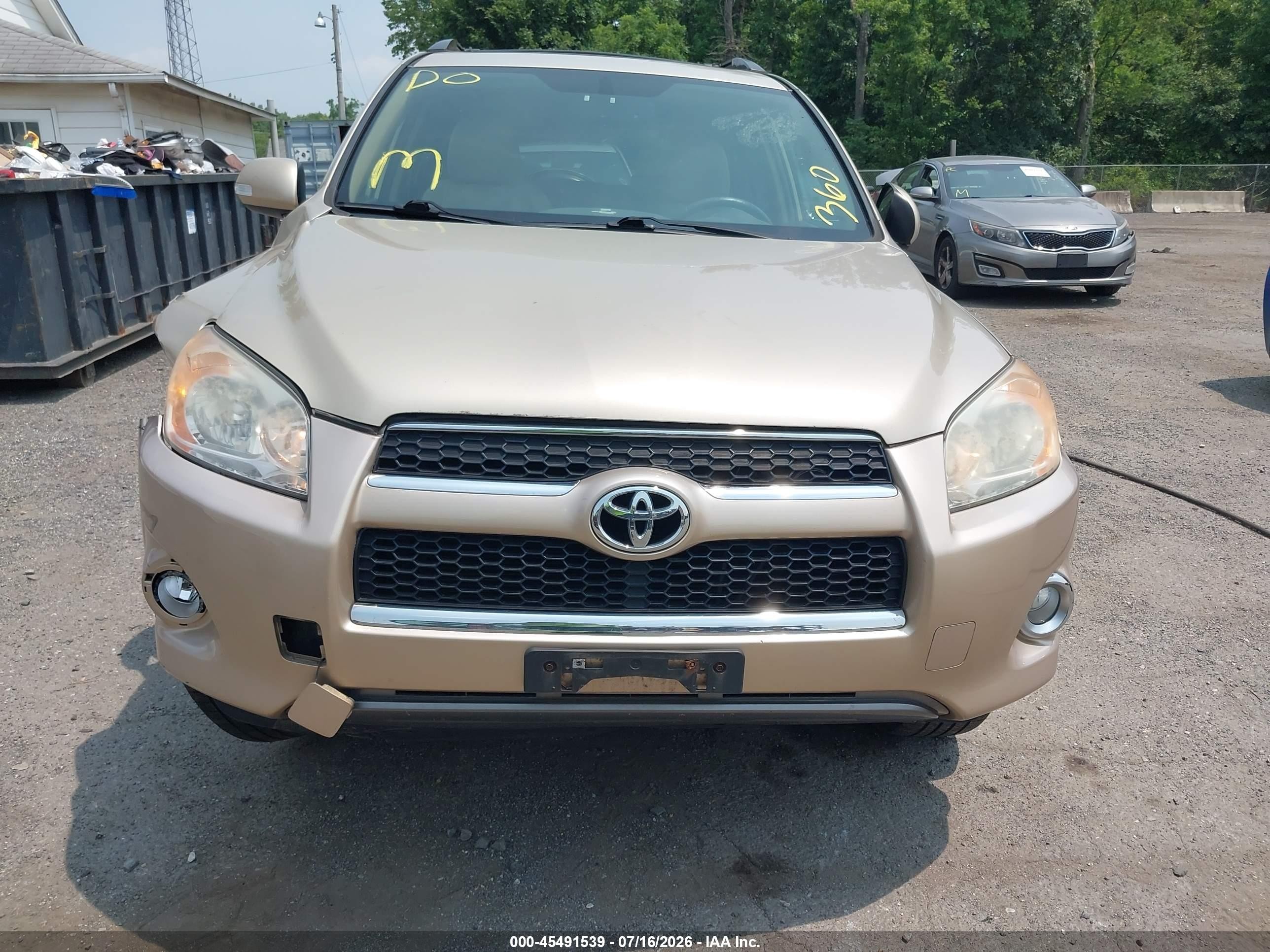 2011 Toyota Rav4 Limited Tan vin: 2T3DF4DV6BW098026