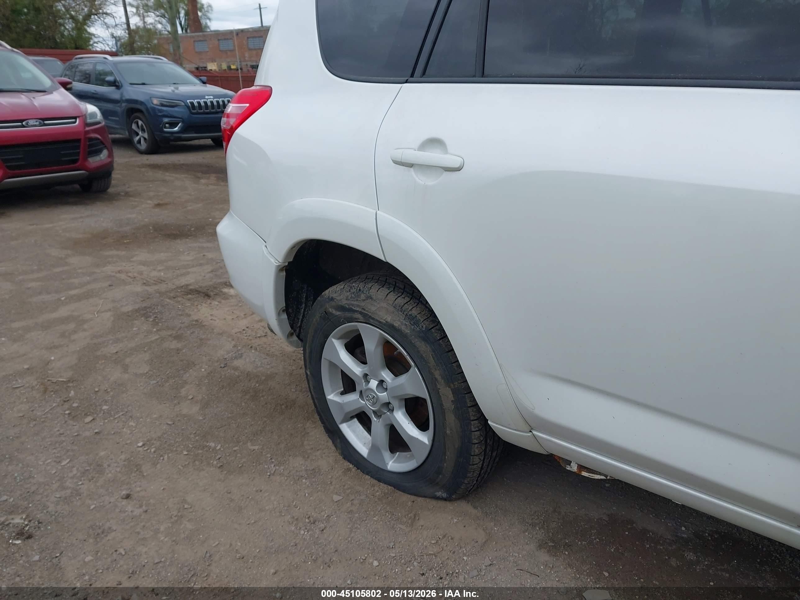 2011 Toyota Rav4 Limited Белый vin: 2T3DF4DV6BW102835