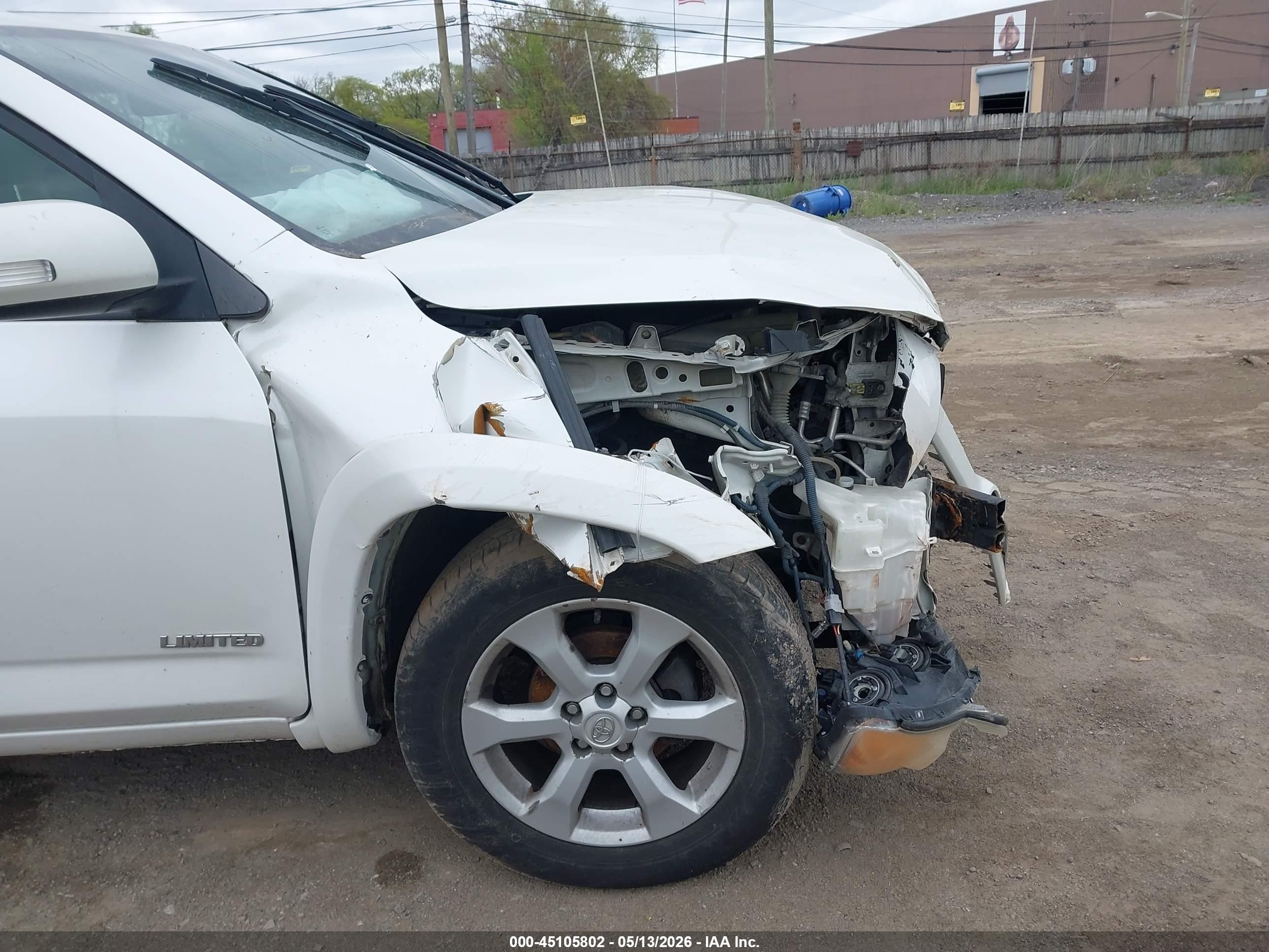 2011 Toyota Rav4 Limited Белый vin: 2T3DF4DV6BW102835