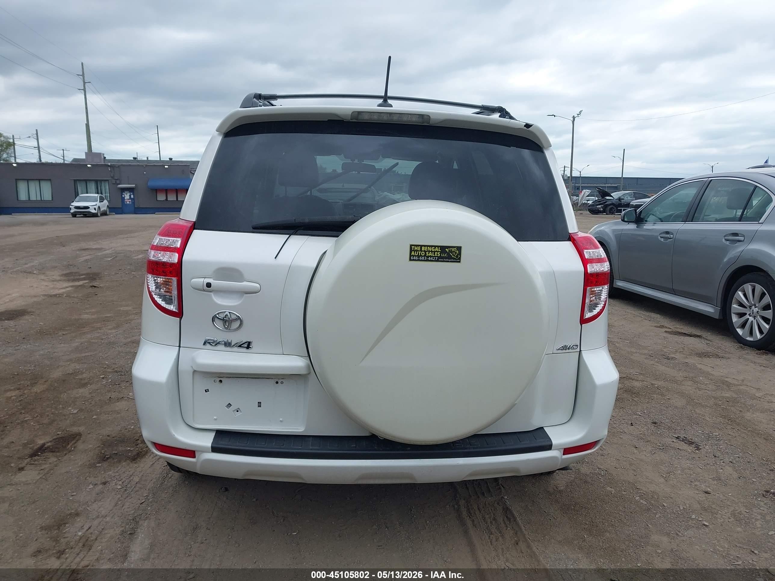 2011 Toyota Rav4 Limited Белый vin: 2T3DF4DV6BW102835