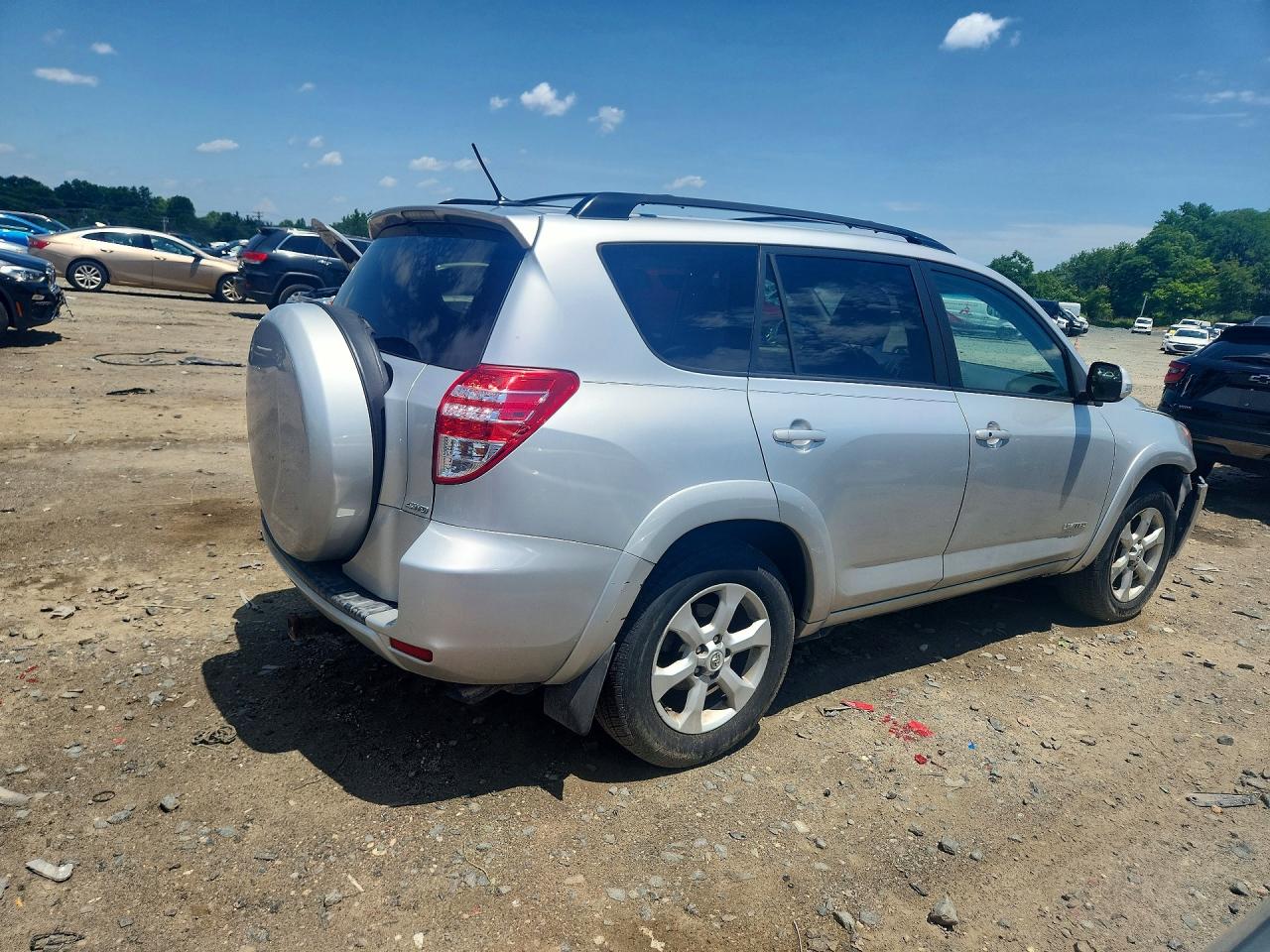 2011 Toyota Rav4 Limited Silver vin: 2T3DF4DV6BW103225
