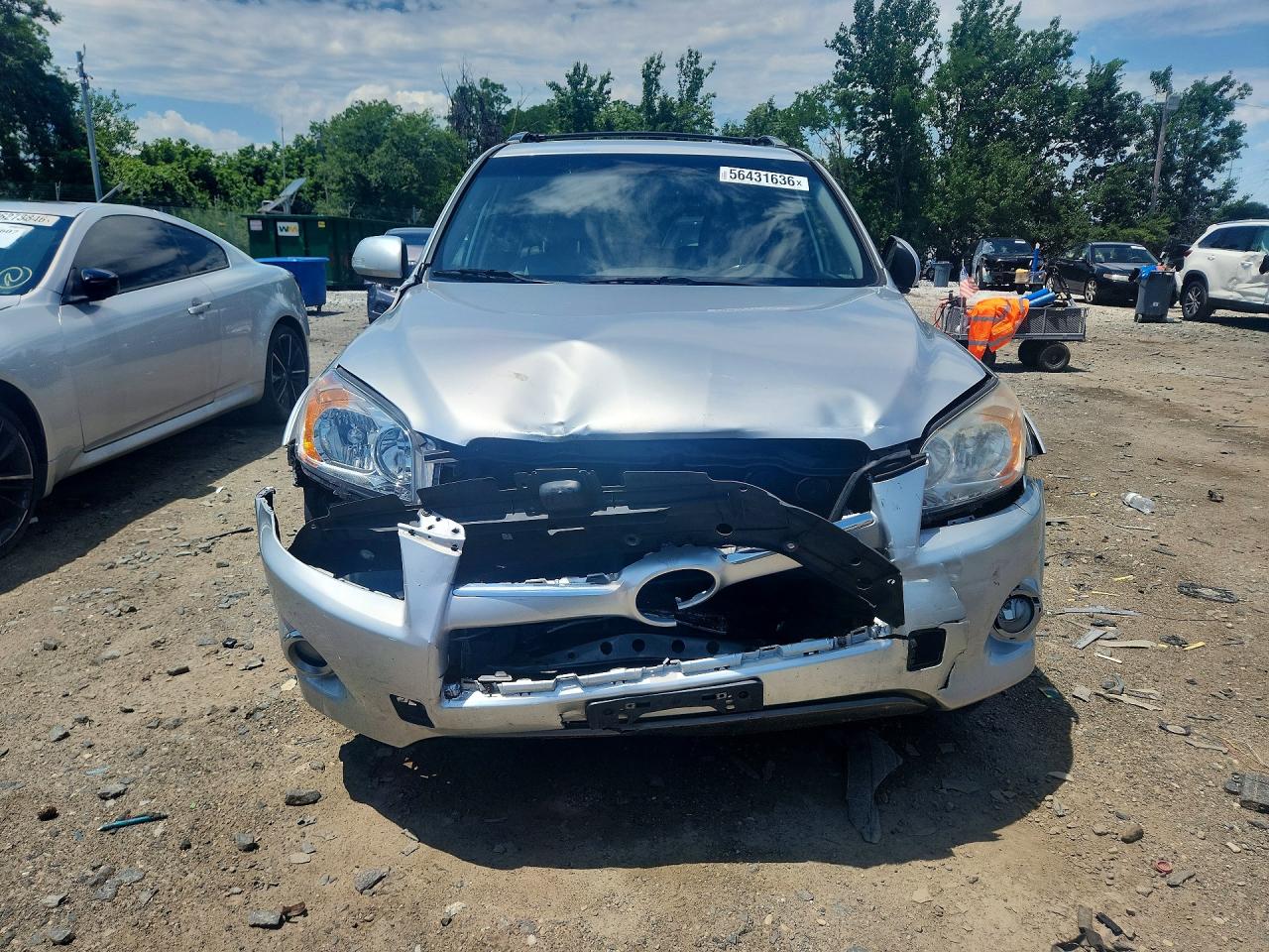 2011 Toyota Rav4 Limited Silver vin: 2T3DF4DV6BW103225