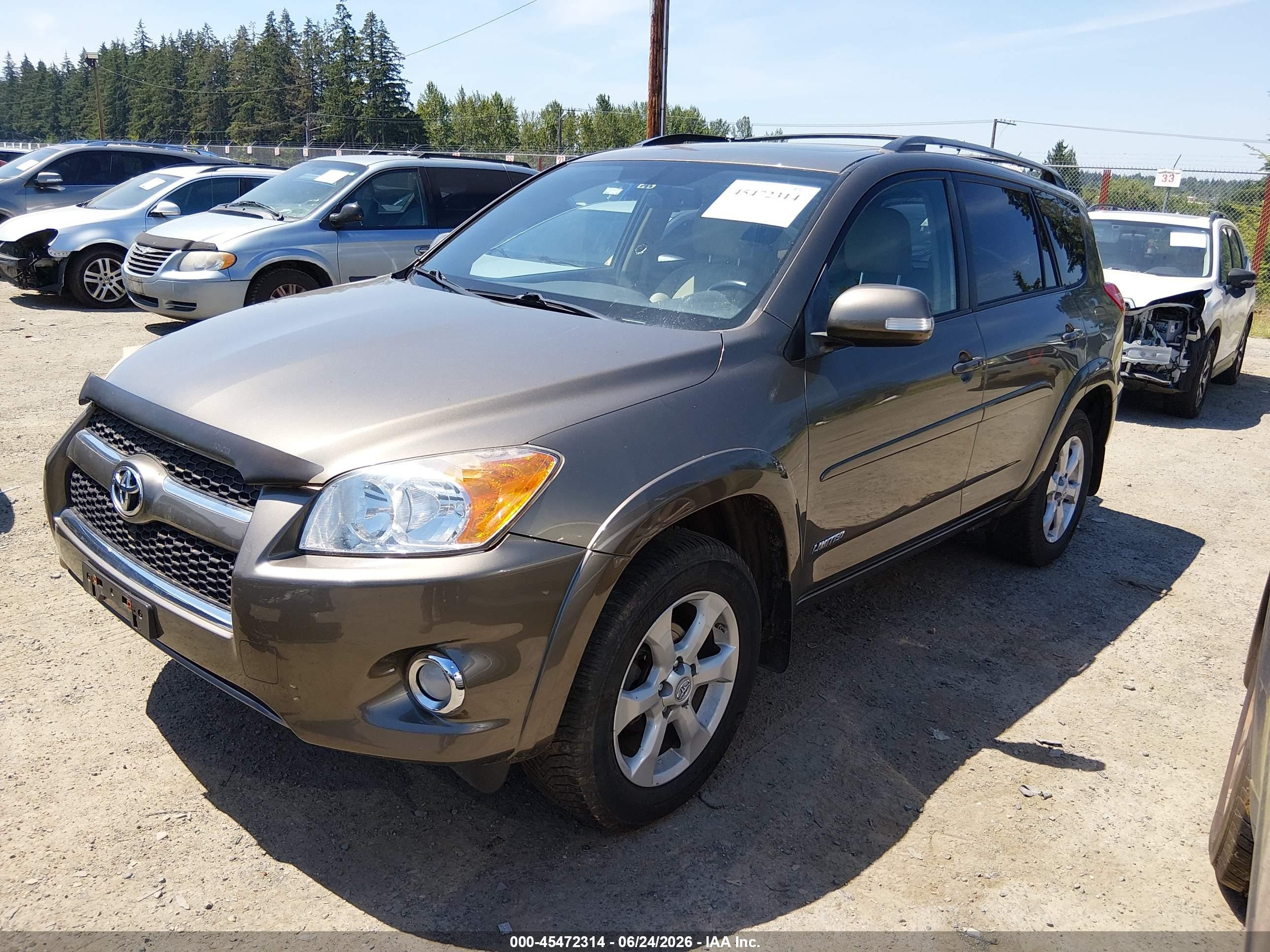 2011 Toyota Rav4 Limited Dark Brown vin: 2T3DF4DV6BW112152