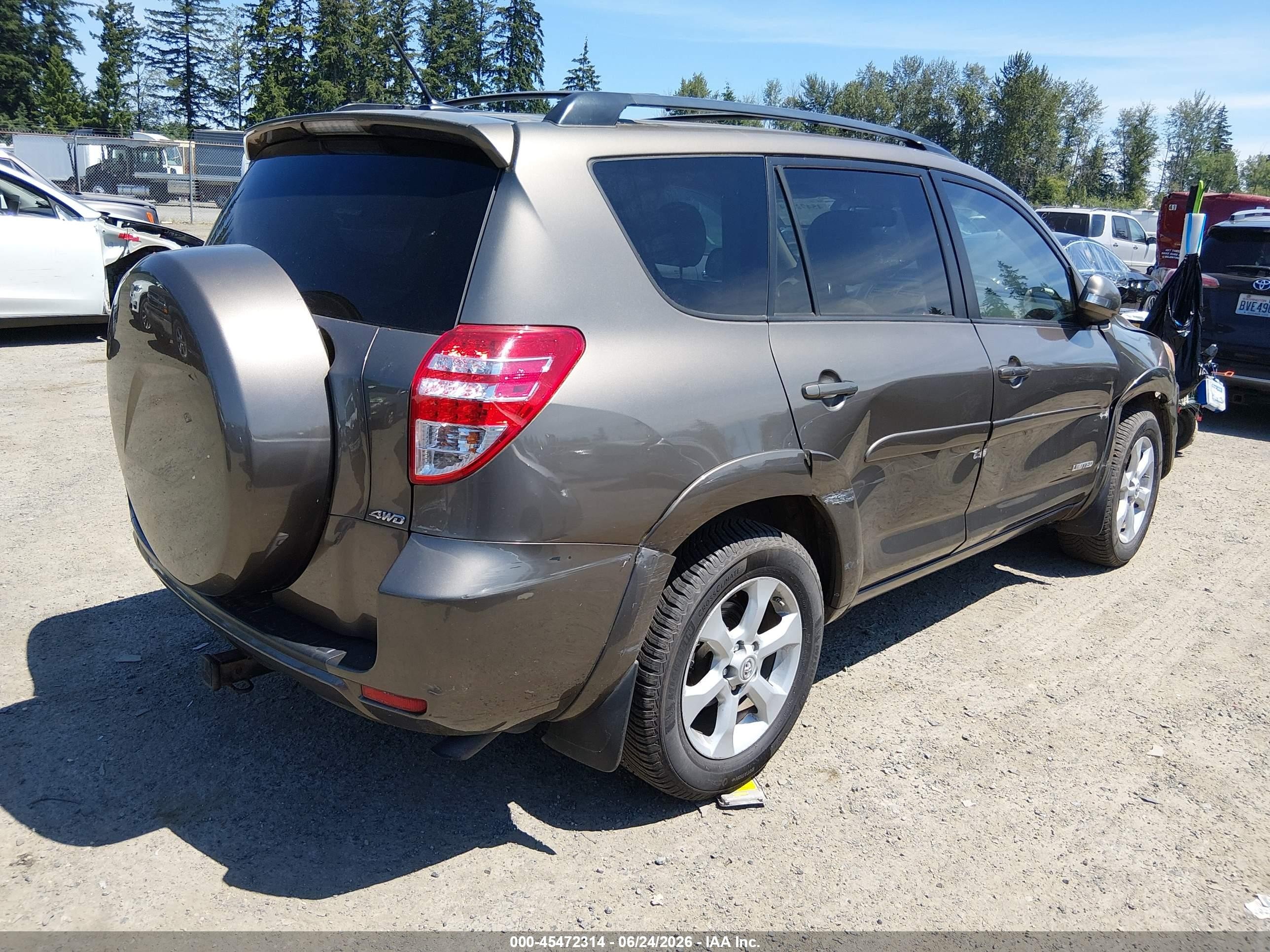 2011 Toyota Rav4 Limited Dark Brown vin: 2T3DF4DV6BW112152