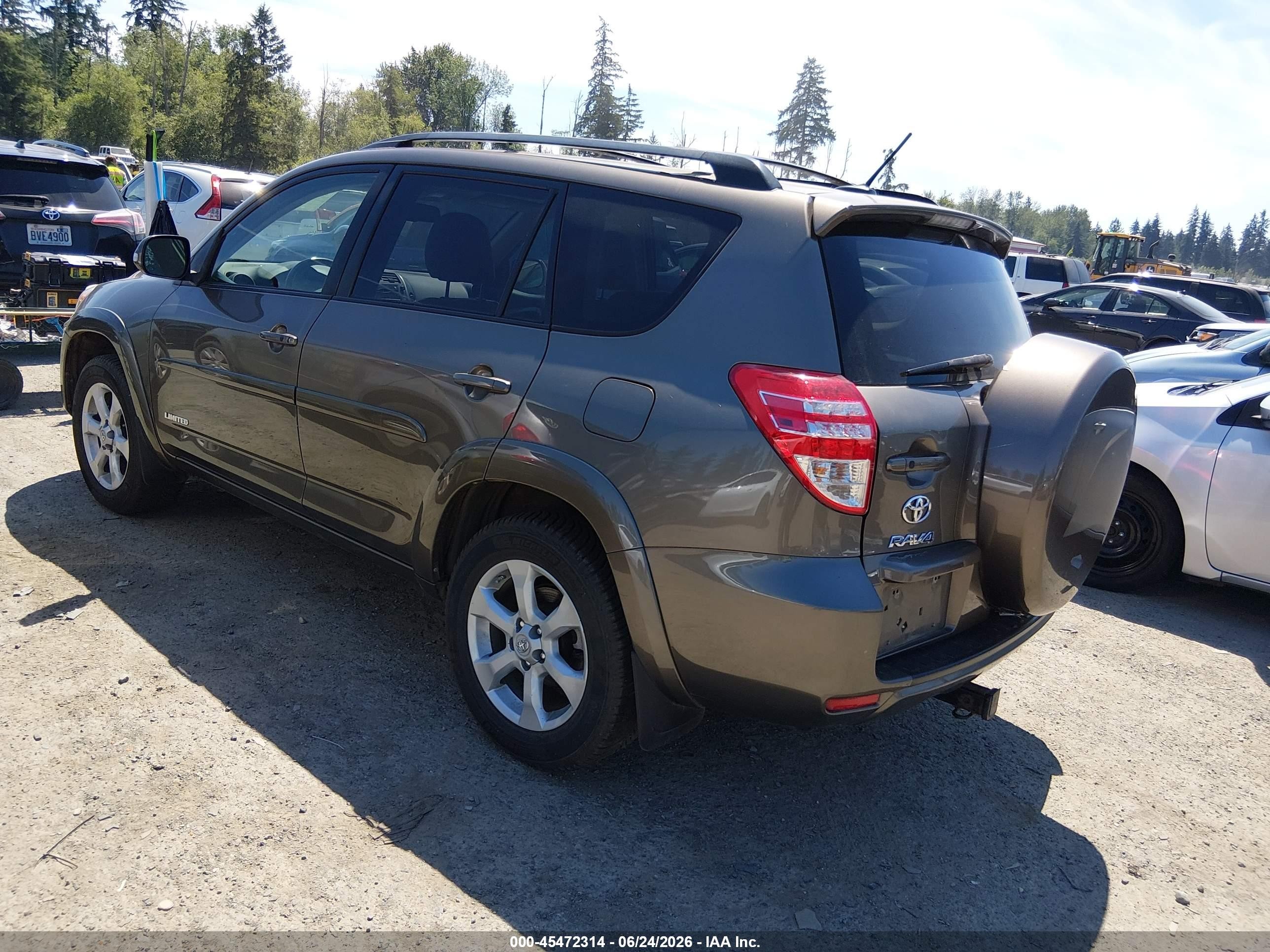 2011 Toyota Rav4 Limited Dark Brown vin: 2T3DF4DV6BW112152