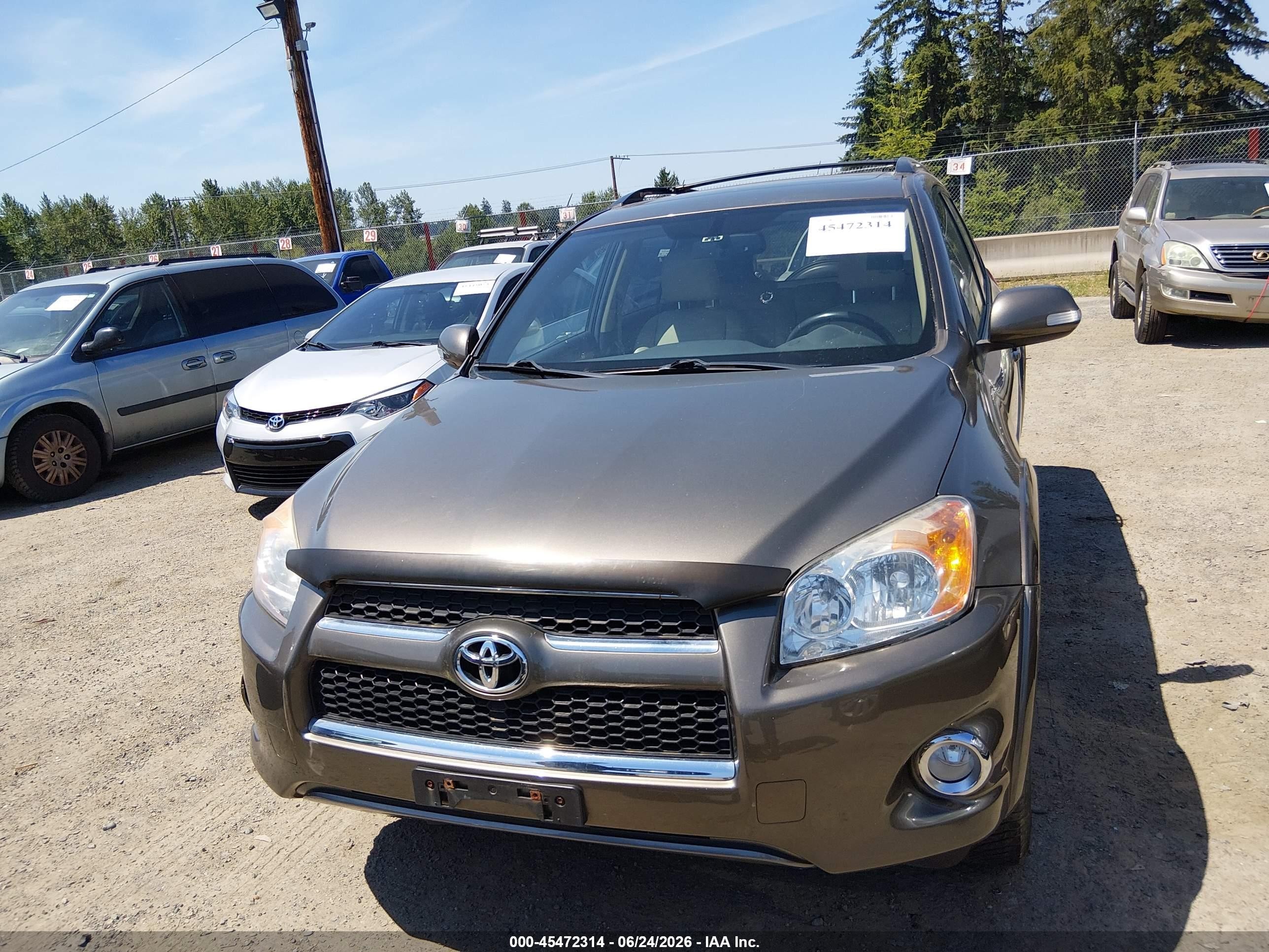 2011 Toyota Rav4 Limited Dark Brown vin: 2T3DF4DV6BW112152
