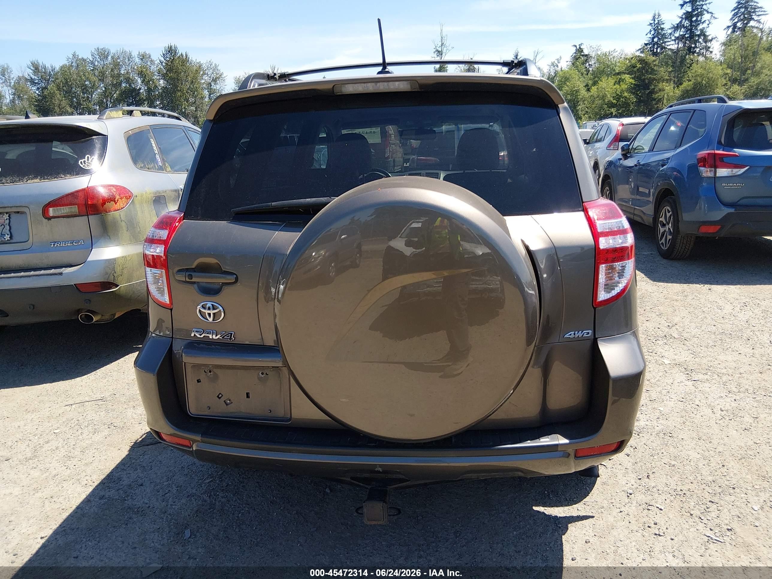 2011 Toyota Rav4 Limited Dark Brown vin: 2T3DF4DV6BW112152
