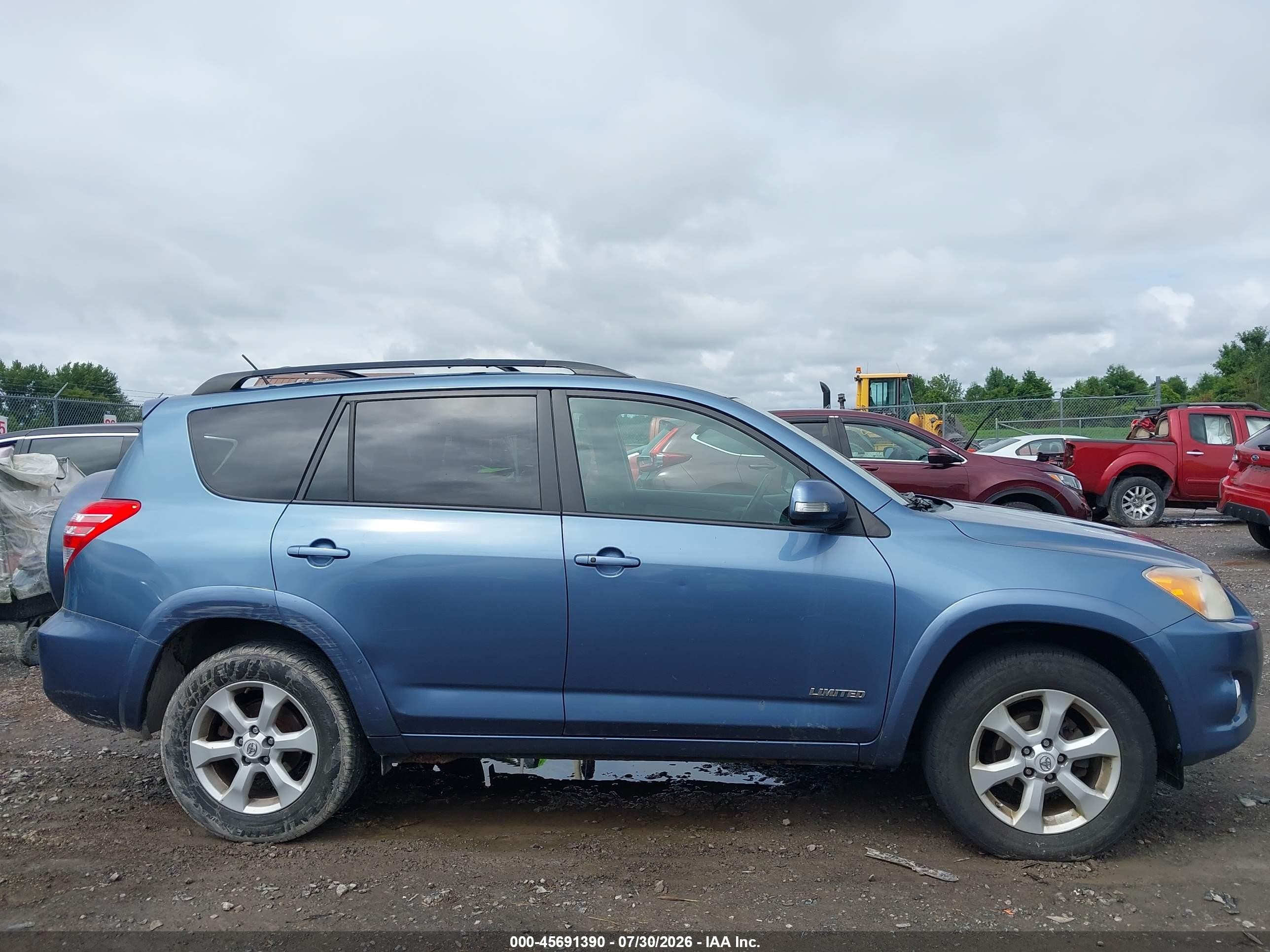 2011 Toyota Rav4 Limited Blue vin: 2T3DF4DV6BW176983