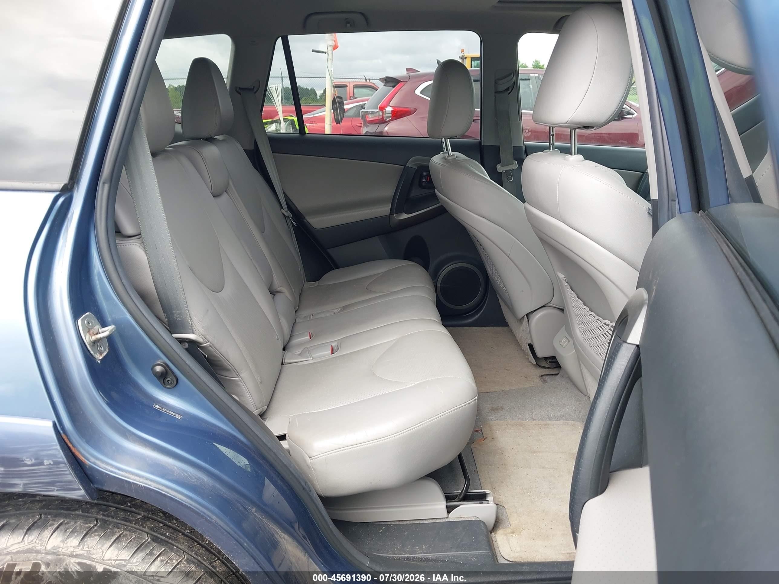 2011 Toyota Rav4 Limited Blue vin: 2T3DF4DV6BW176983