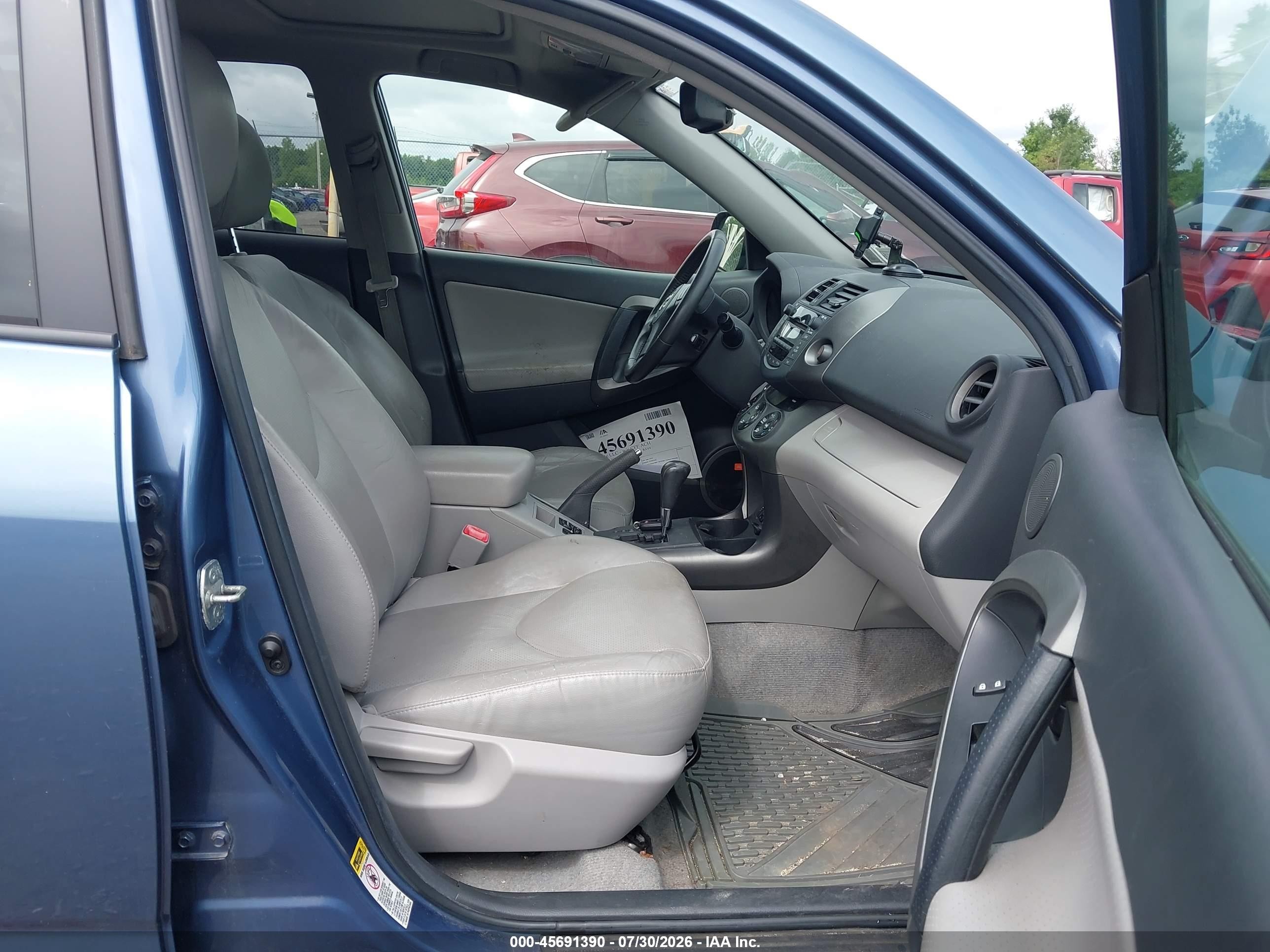 2011 Toyota Rav4 Limited Blue vin: 2T3DF4DV6BW176983