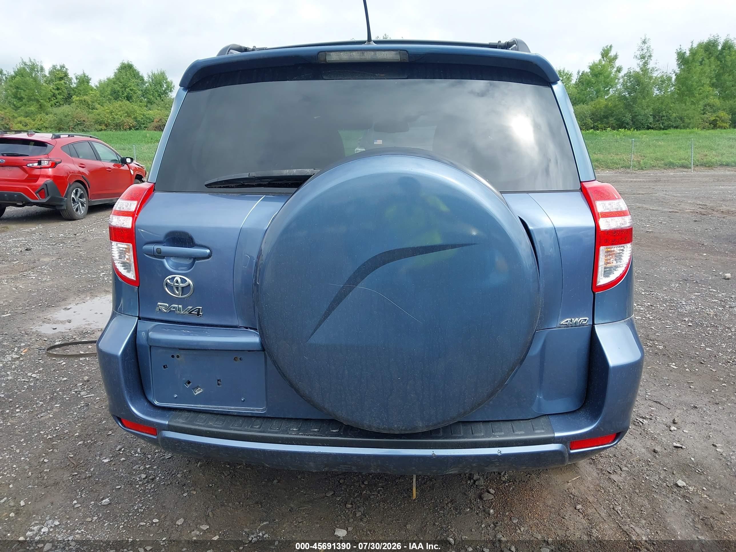 2011 Toyota Rav4 Limited Blue vin: 2T3DF4DV6BW176983
