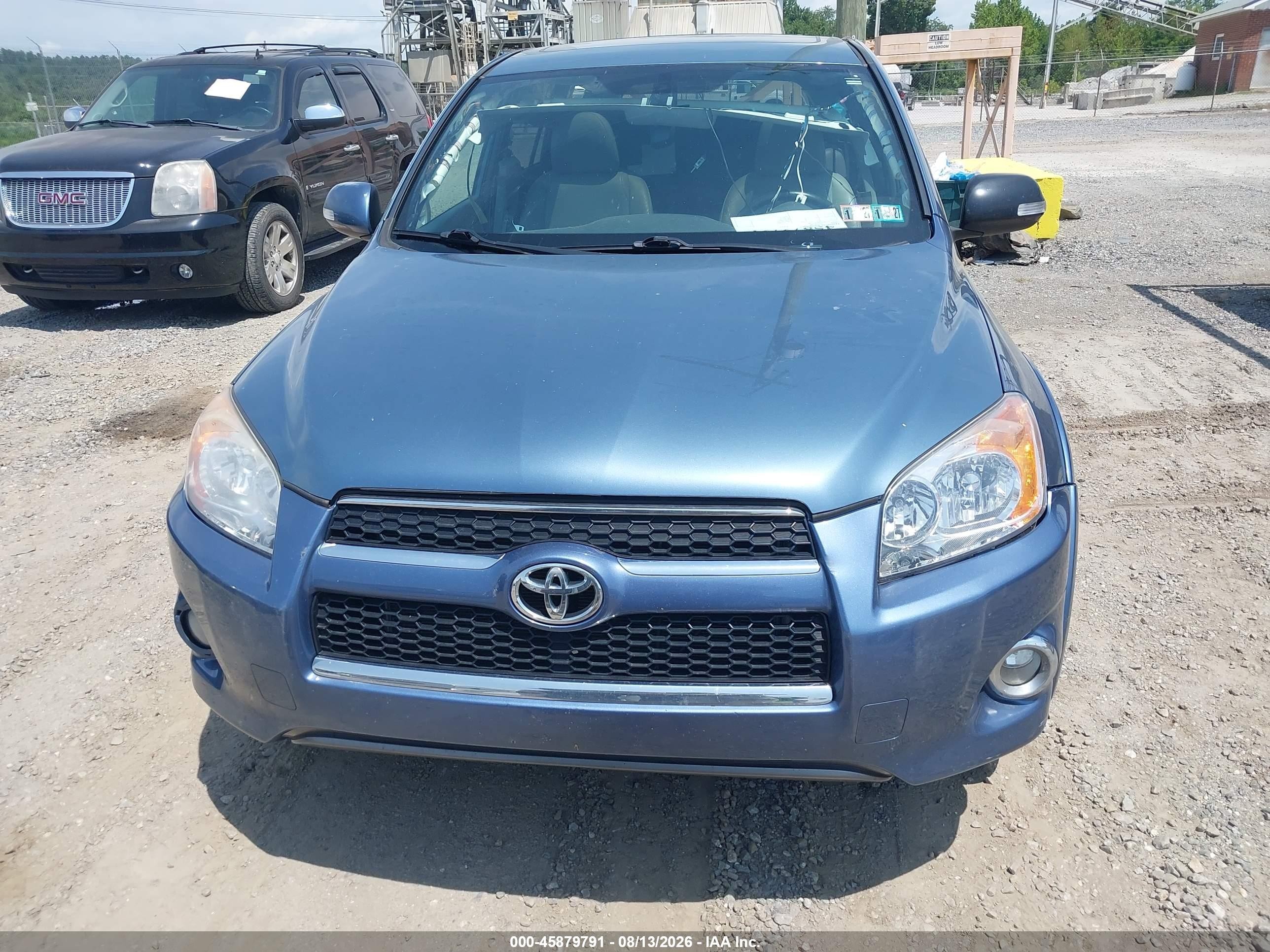 2012 Toyota Rav4 Limited Blue vin: 2T3DF4DV6CW195681
