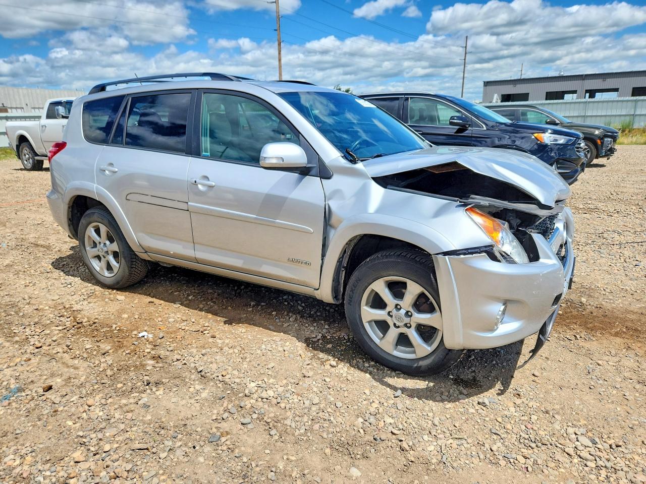 2012 Toyota Rav4 Limited Silver vin: 2T3DF4DV6CW224659