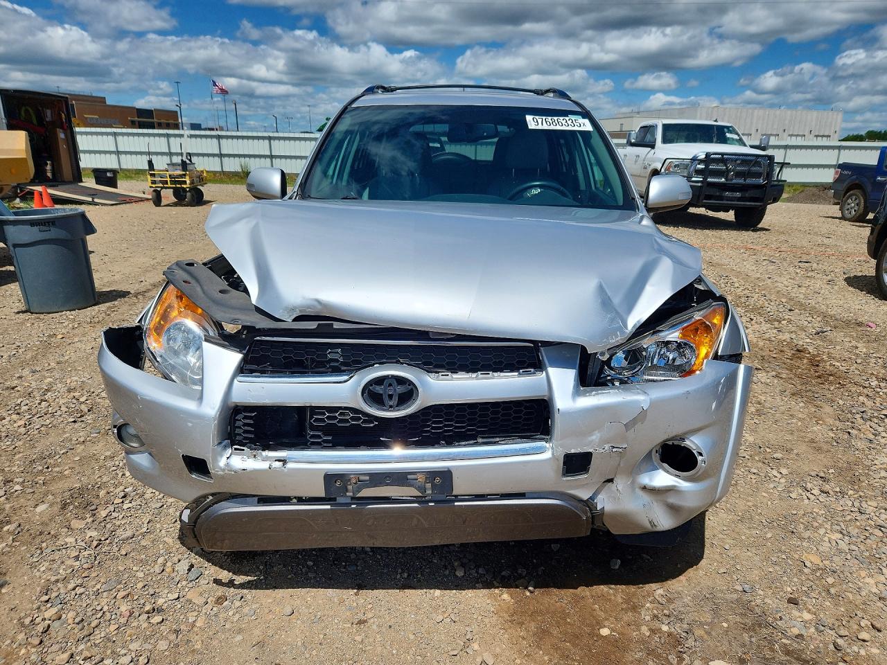 2012 Toyota Rav4 Limited Silver vin: 2T3DF4DV6CW224659