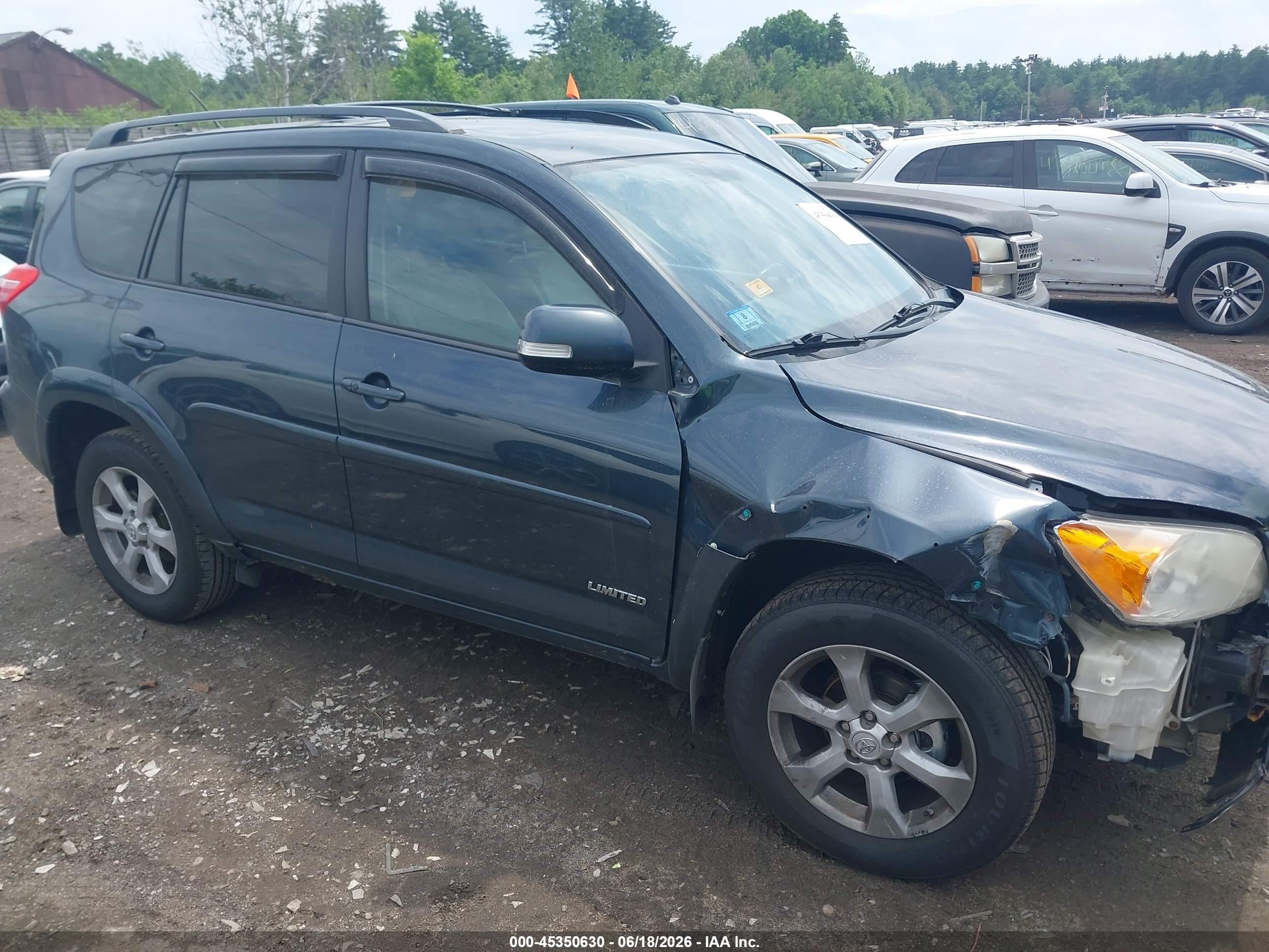 2012 Toyota Rav4 Limited Red vin: 2T3DF4DV6CW264966