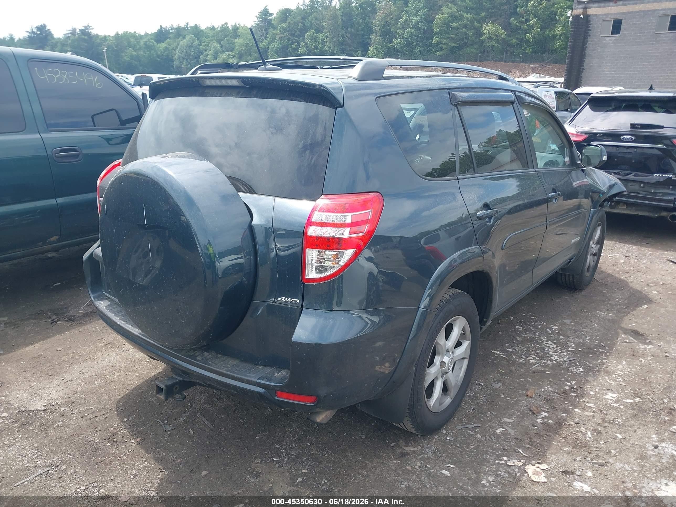 2012 Toyota Rav4 Limited Red vin: 2T3DF4DV6CW264966