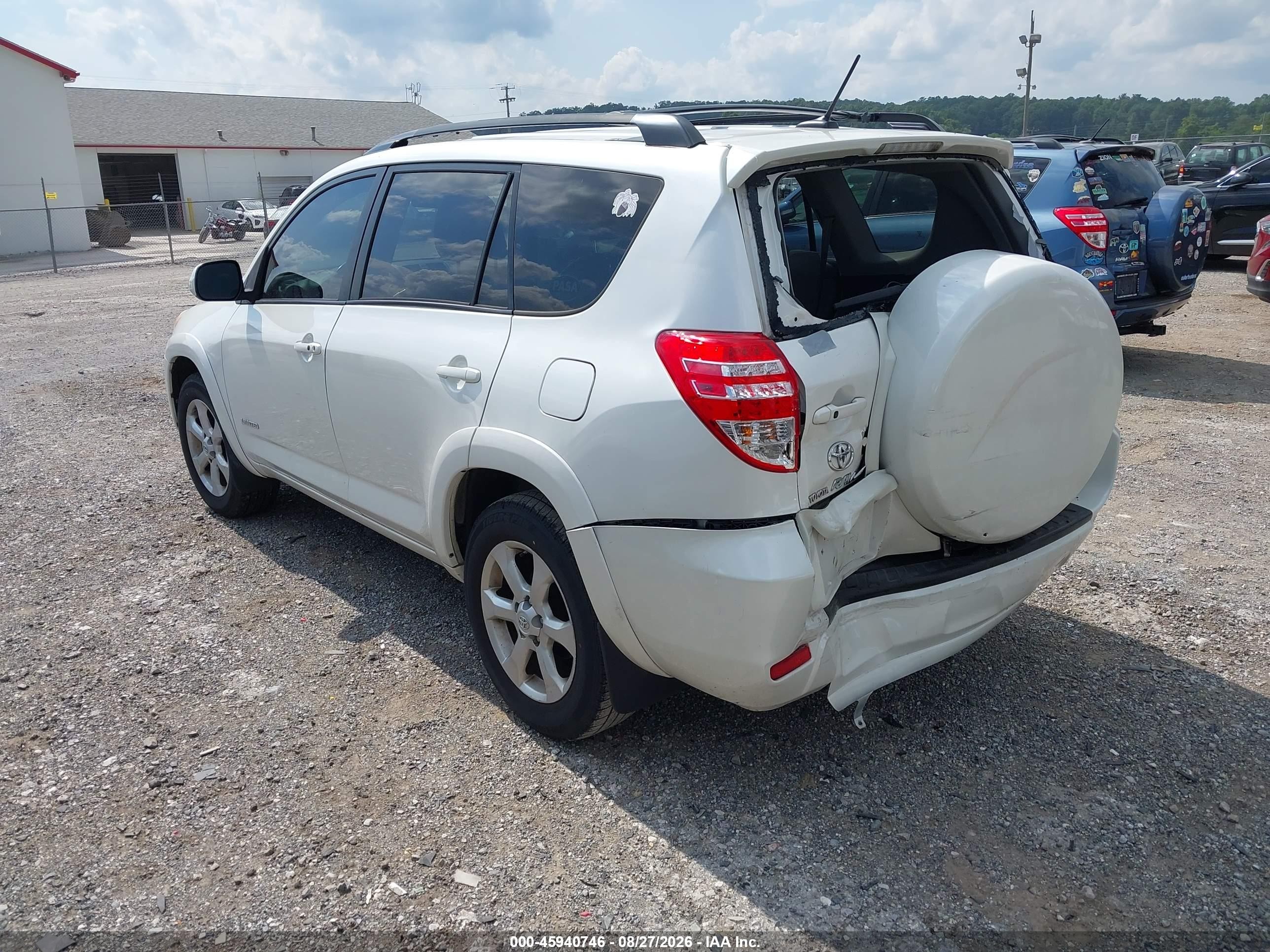 2010 Toyota Rav4 Limited White vin: 2T3DF4DV7AW061789