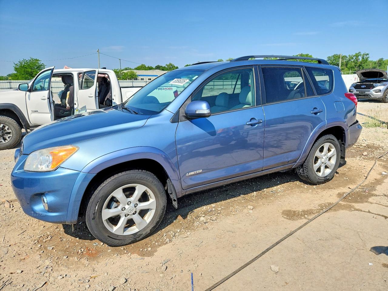 2011 Toyota Rav4 Limited Blue vin: 2T3DF4DV7BW145502