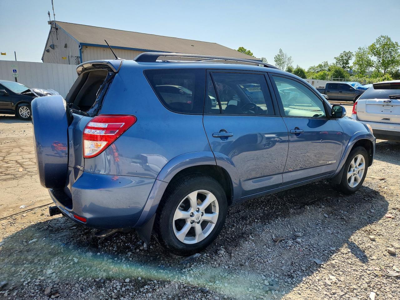 2011 Toyota Rav4 Limited Blue vin: 2T3DF4DV7BW145502