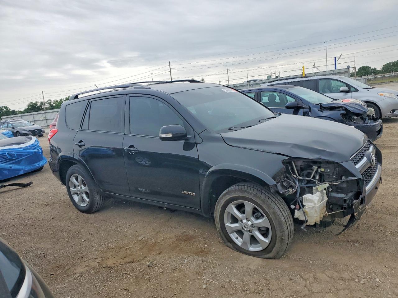2012 Toyota Rav4 Limited Черный vin: 2T3DF4DV7CW185502