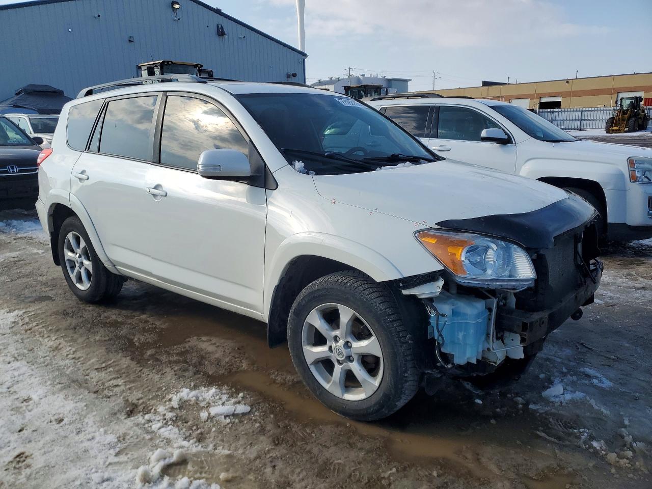 2012 Toyota Rav4 Limited White vin: 2T3DF4DV7CW197343