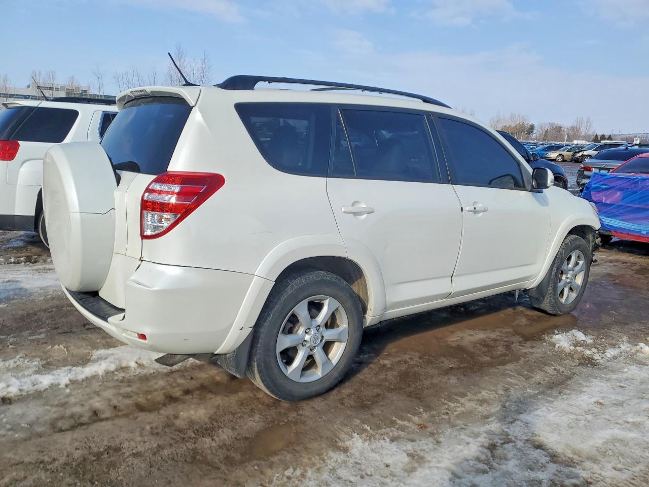 2012 Toyota Rav4 Limited White vin: 2T3DF4DV7CW197343