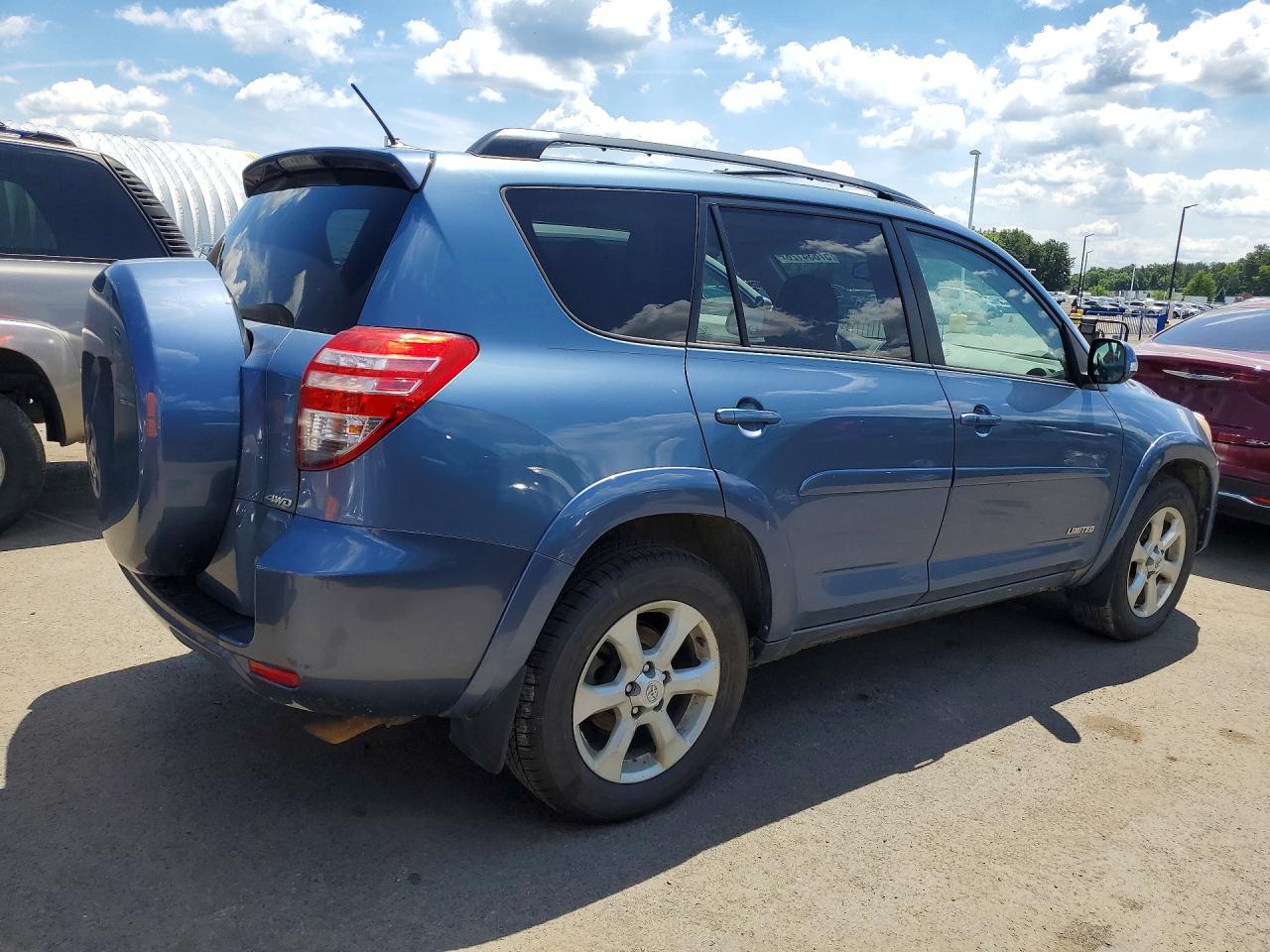 2012 Toyota Rav4 Limited Blue vin: 2T3DF4DV7CW210107
