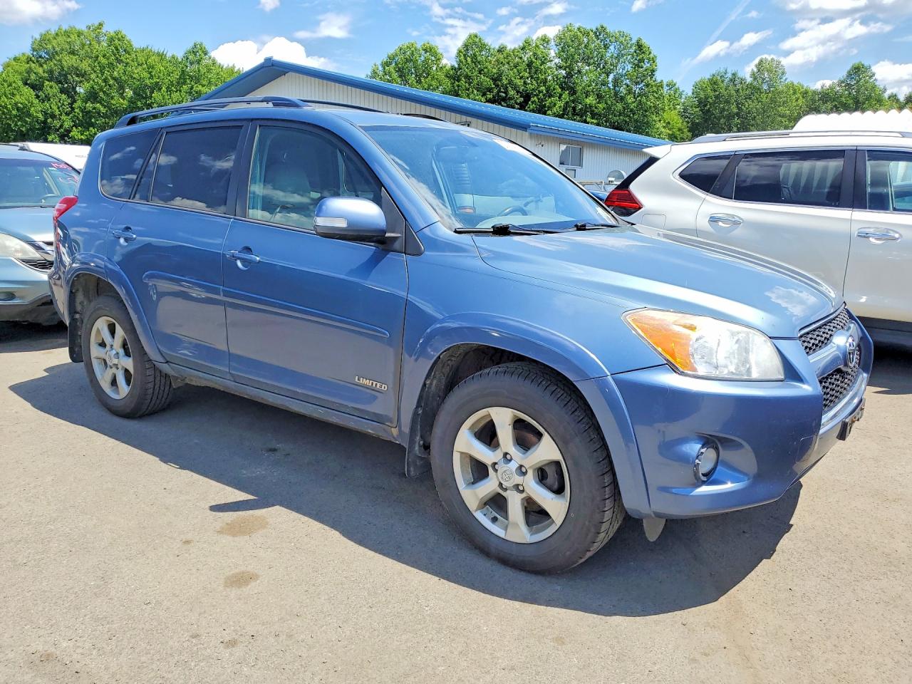 2012 Toyota Rav4 Limited Blue vin: 2T3DF4DV7CW210107