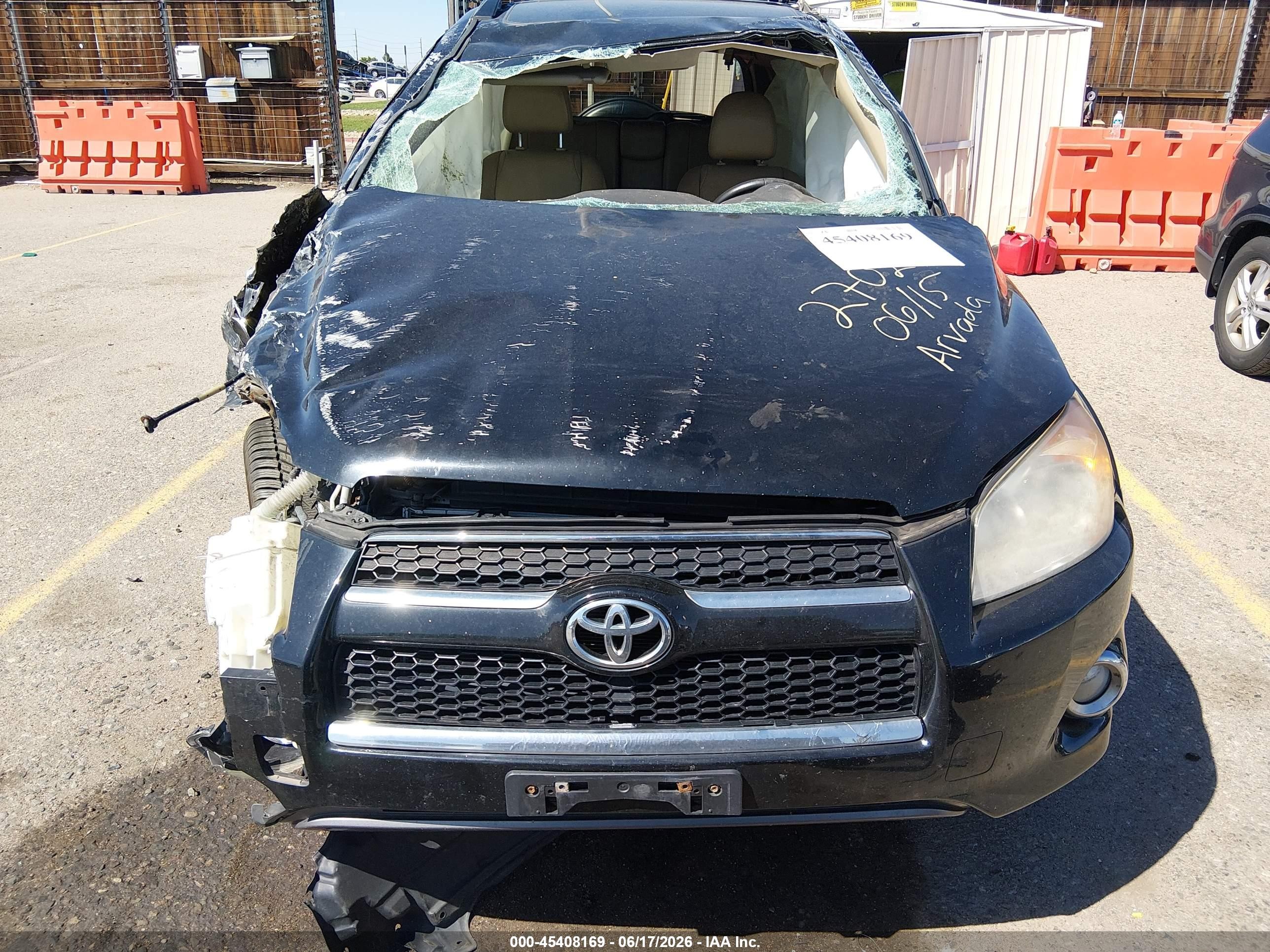 2012 Toyota Rav4 Limited Black vin: 2T3DF4DV7CW235671