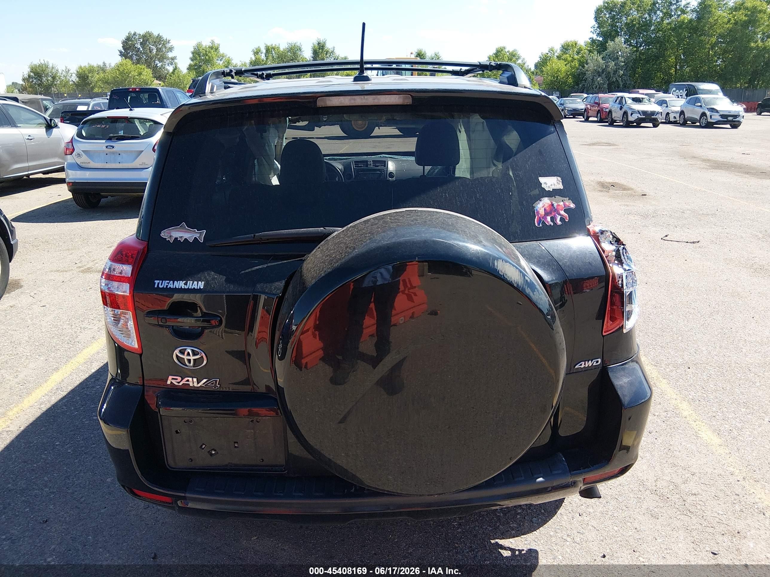 2012 Toyota Rav4 Limited Black vin: 2T3DF4DV7CW235671