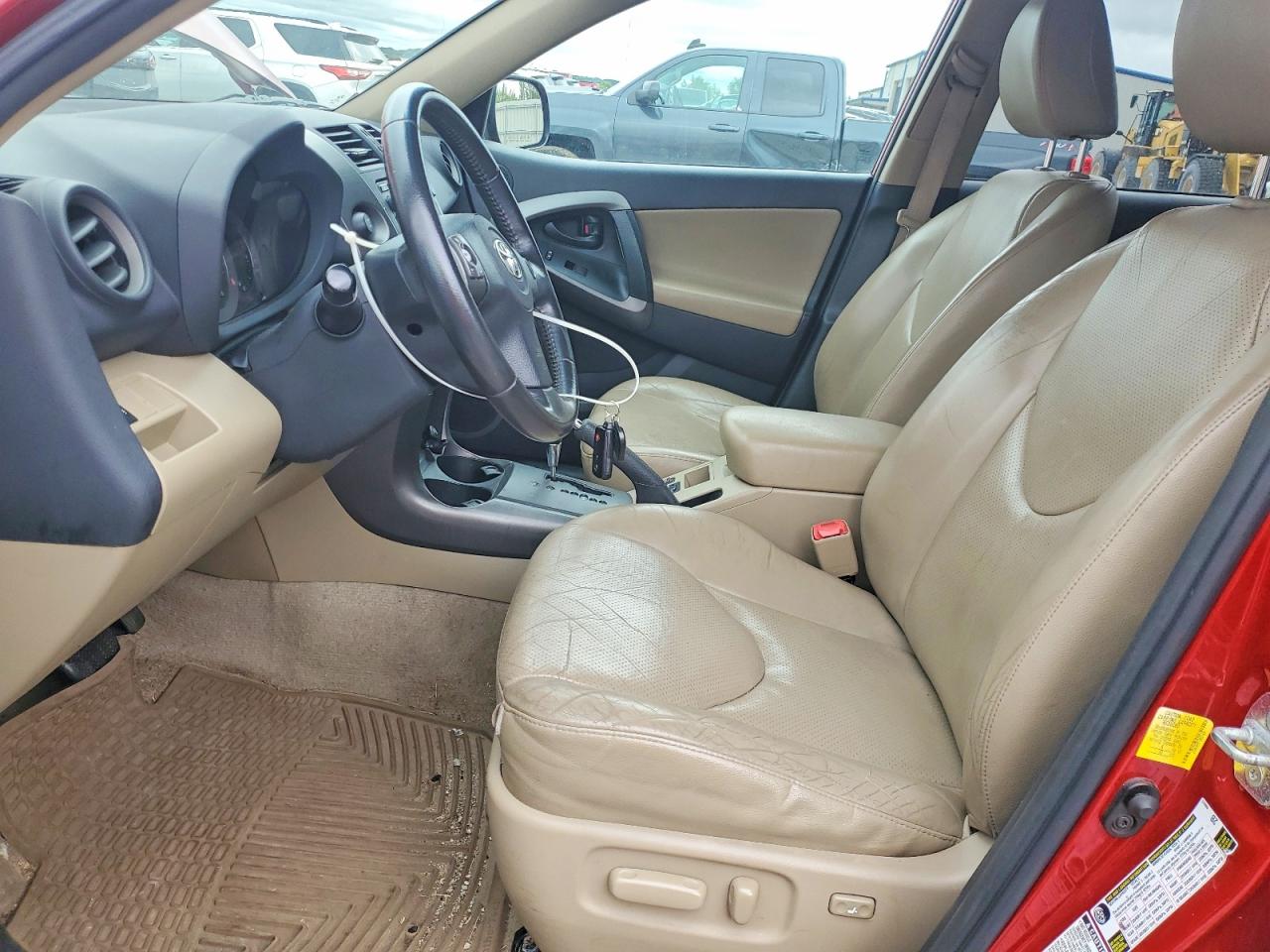 2012 Toyota Rav4 Limited Red vin: 2T3DF4DV7CW237436