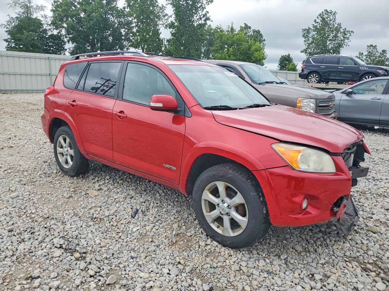 2012 Toyota Rav4 Limited Red vin: 2T3DF4DV7CW237436