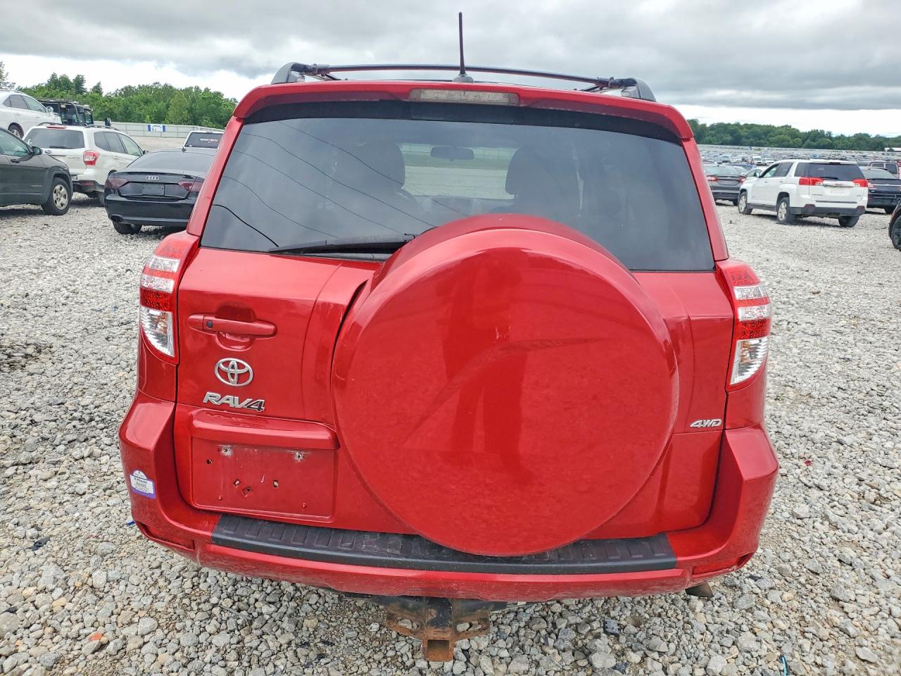 2012 Toyota Rav4 Limited Red vin: 2T3DF4DV7CW237436