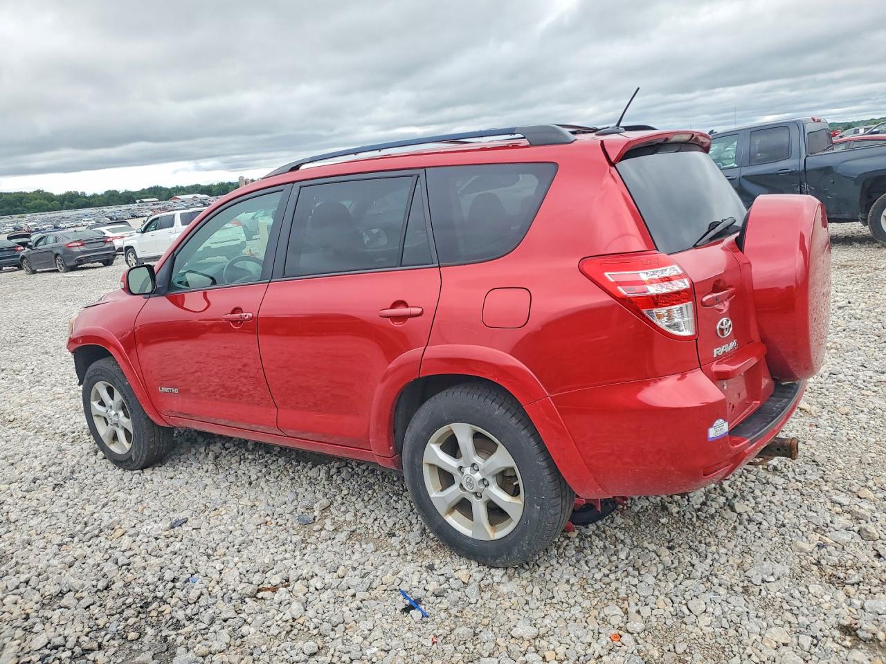 2012 Toyota Rav4 Limited Red vin: 2T3DF4DV7CW237436