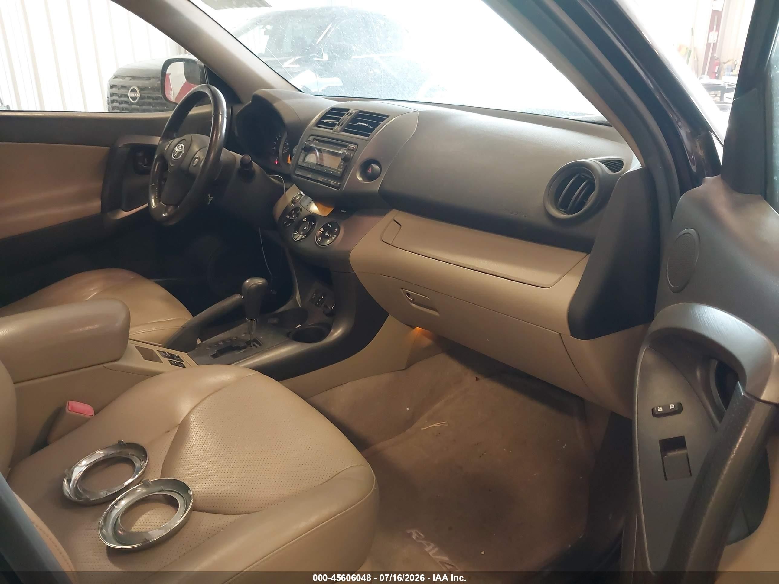 2012 Toyota Rav4 Limited Черный vin: 2T3DF4DV7CW245942