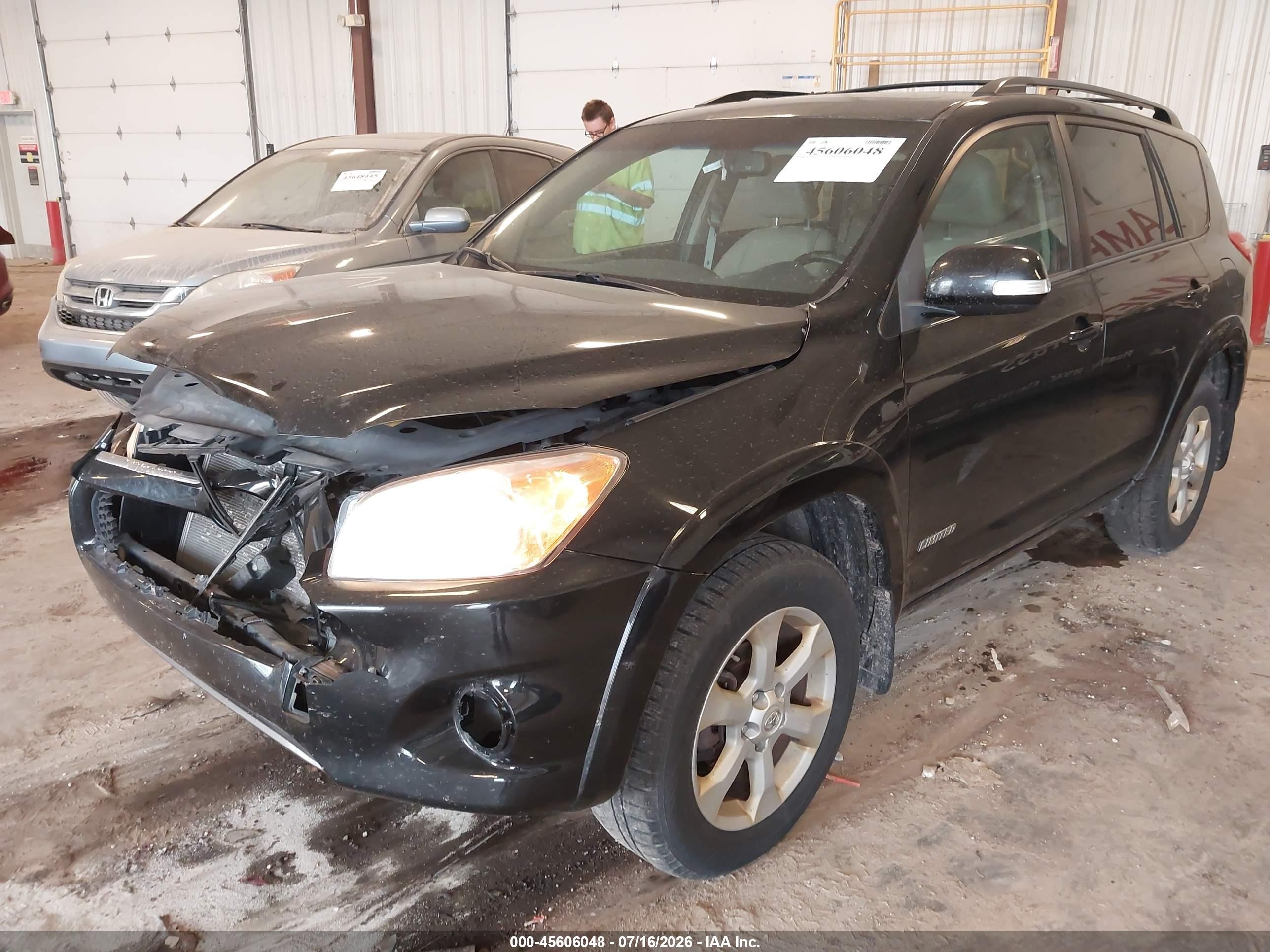 2012 Toyota Rav4 Limited Черный vin: 2T3DF4DV7CW245942