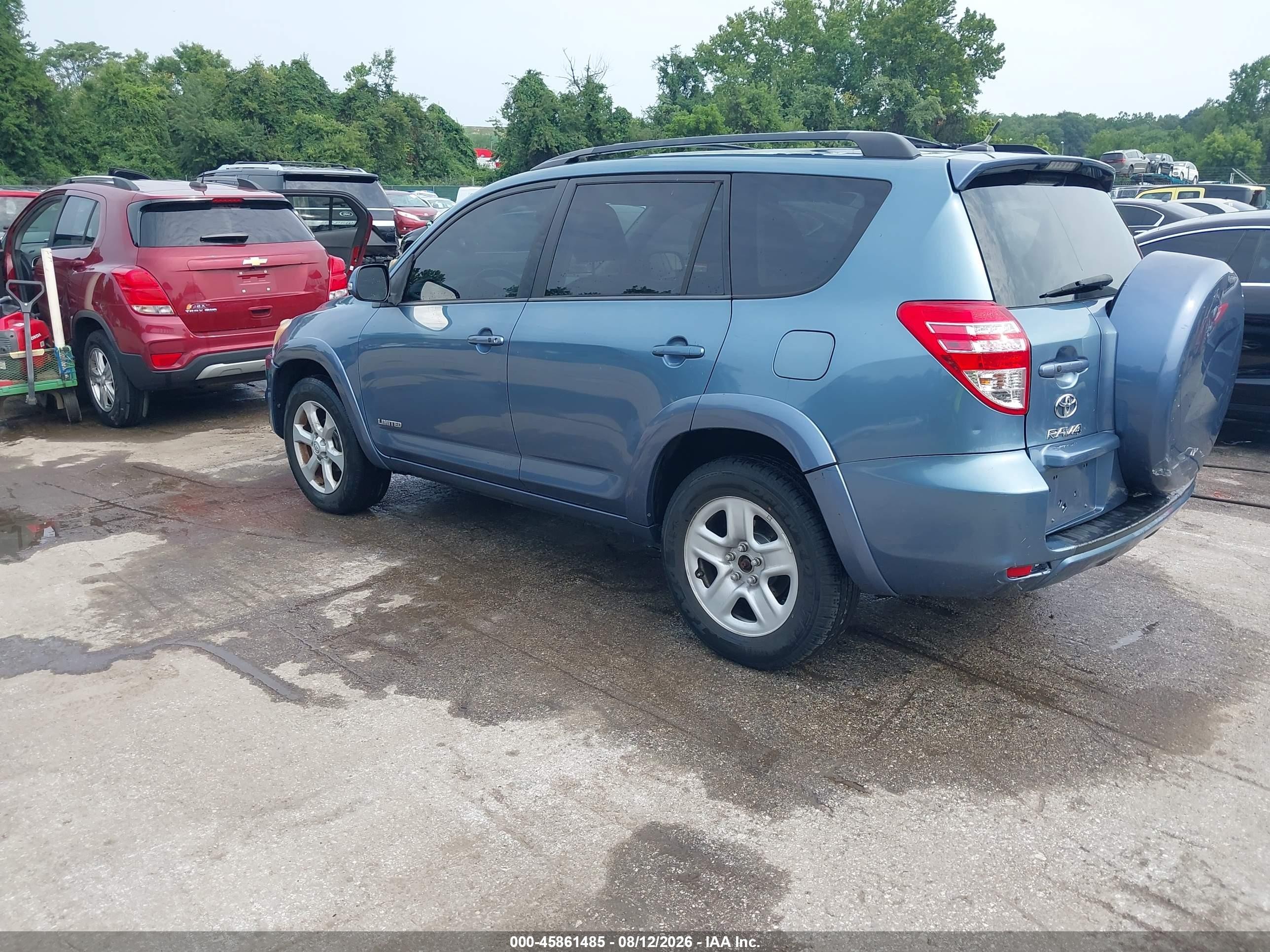 2012 Toyota Rav4 Limited Blue vin: 2T3DF4DV7CW259632
