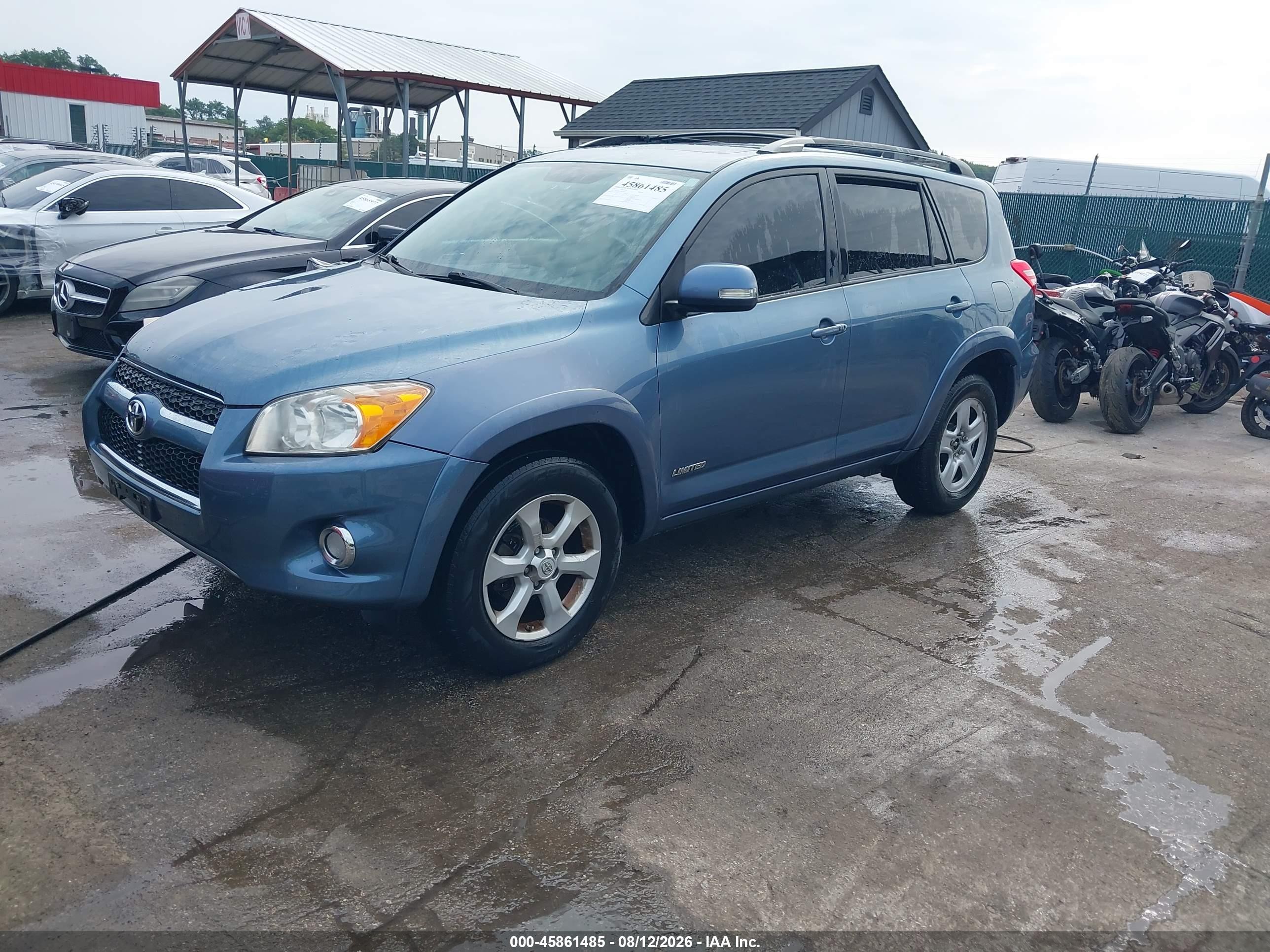 2012 Toyota Rav4 Limited Blue vin: 2T3DF4DV7CW259632