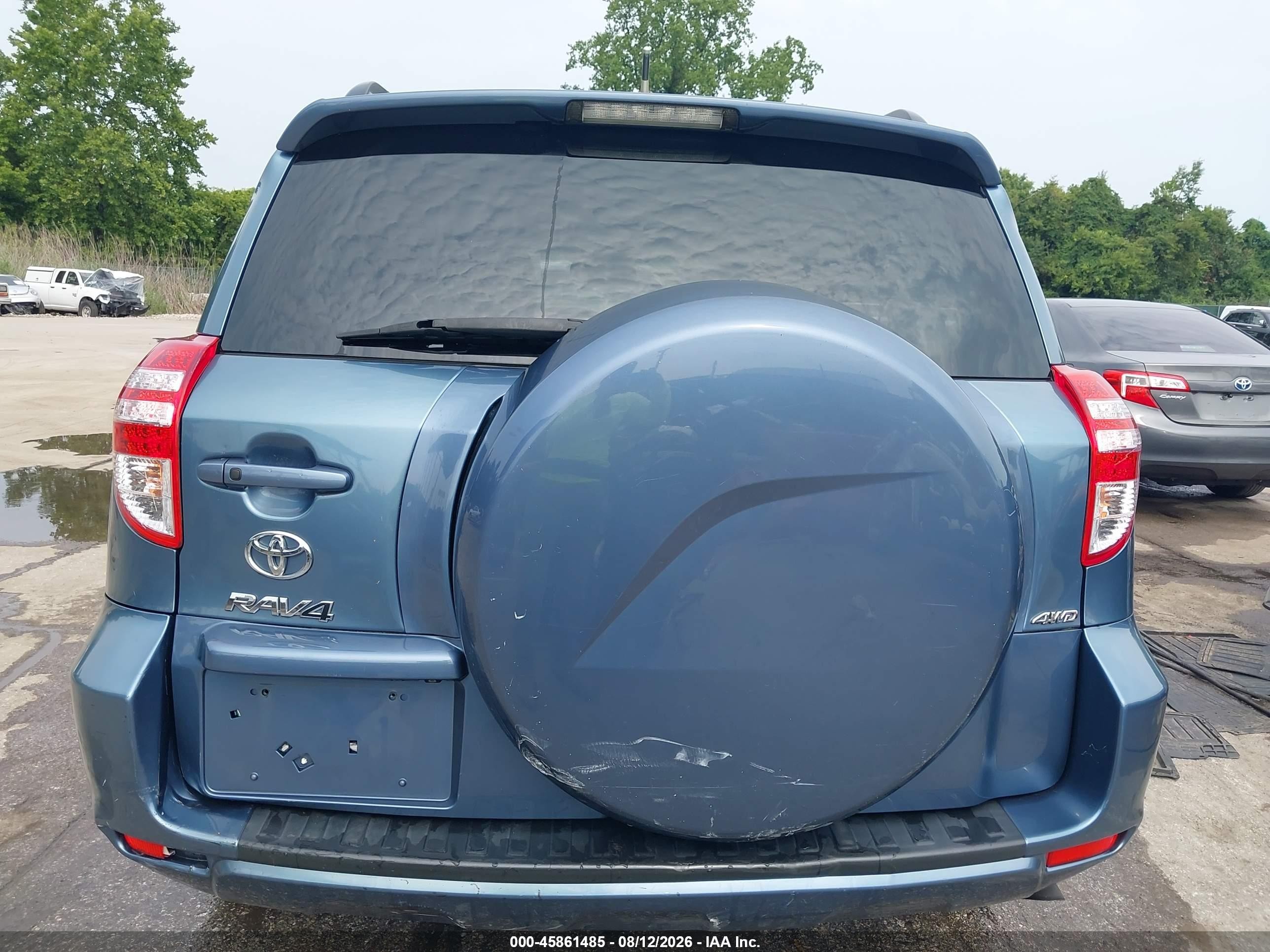 2012 Toyota Rav4 Limited Blue vin: 2T3DF4DV7CW259632